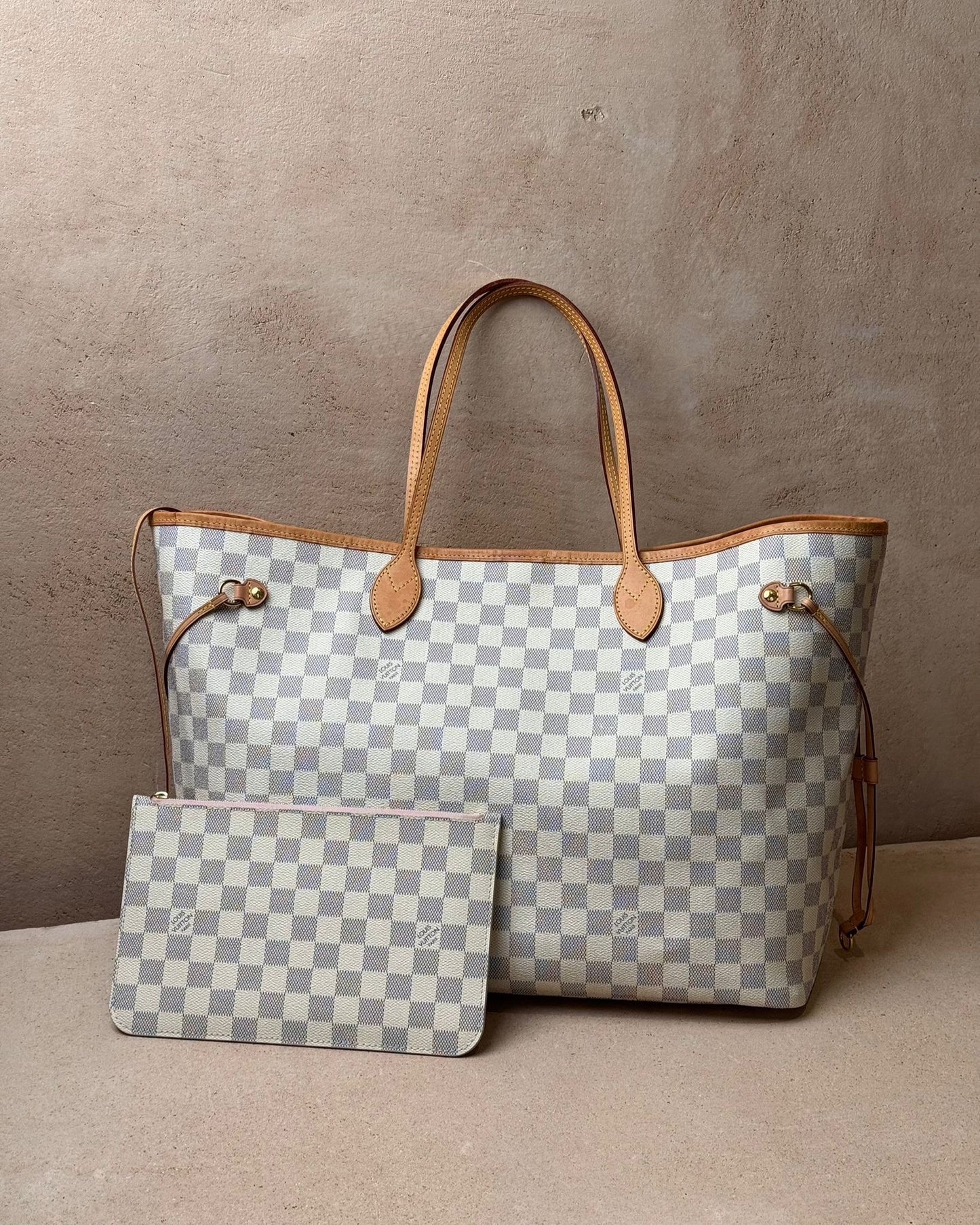 Louis Vuitton Neverfull GM - Damier Azur | Gold Hardware
