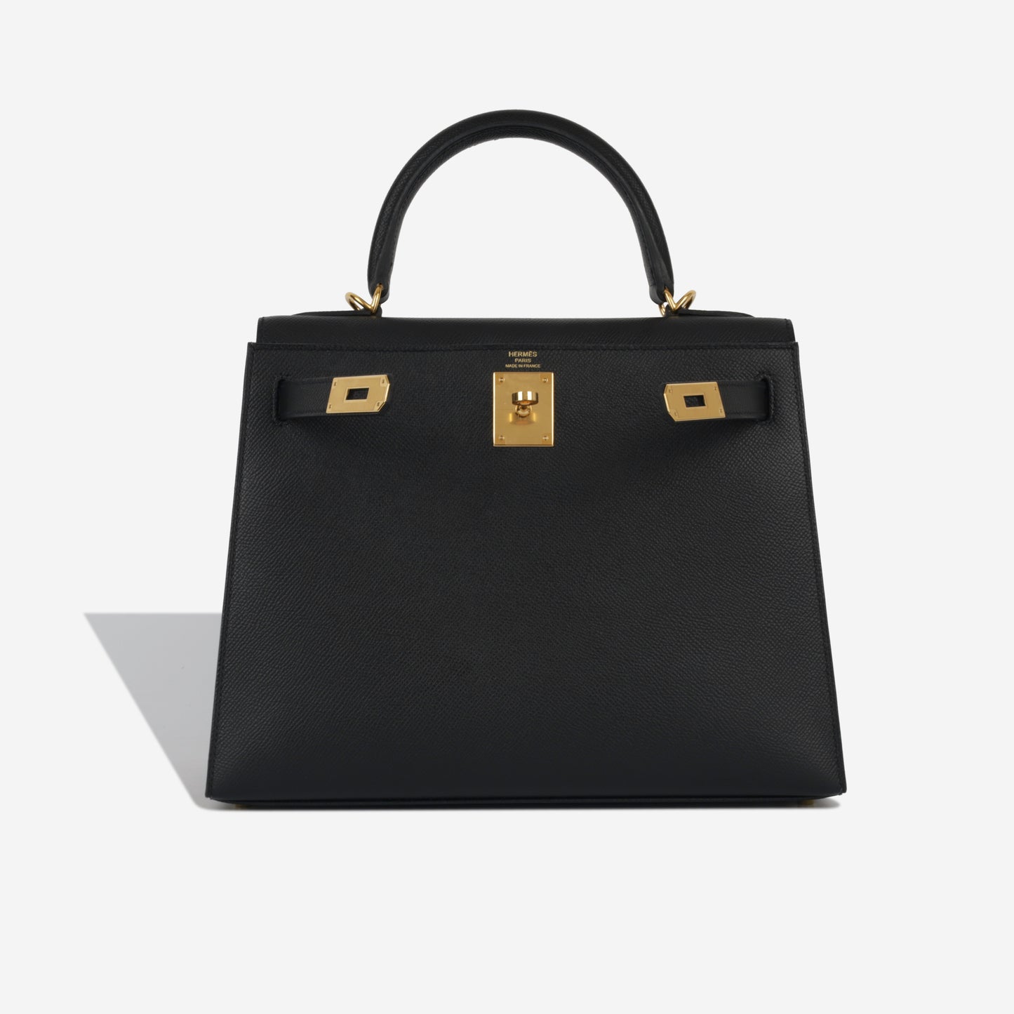 Kelly 28 - Noir Epsom