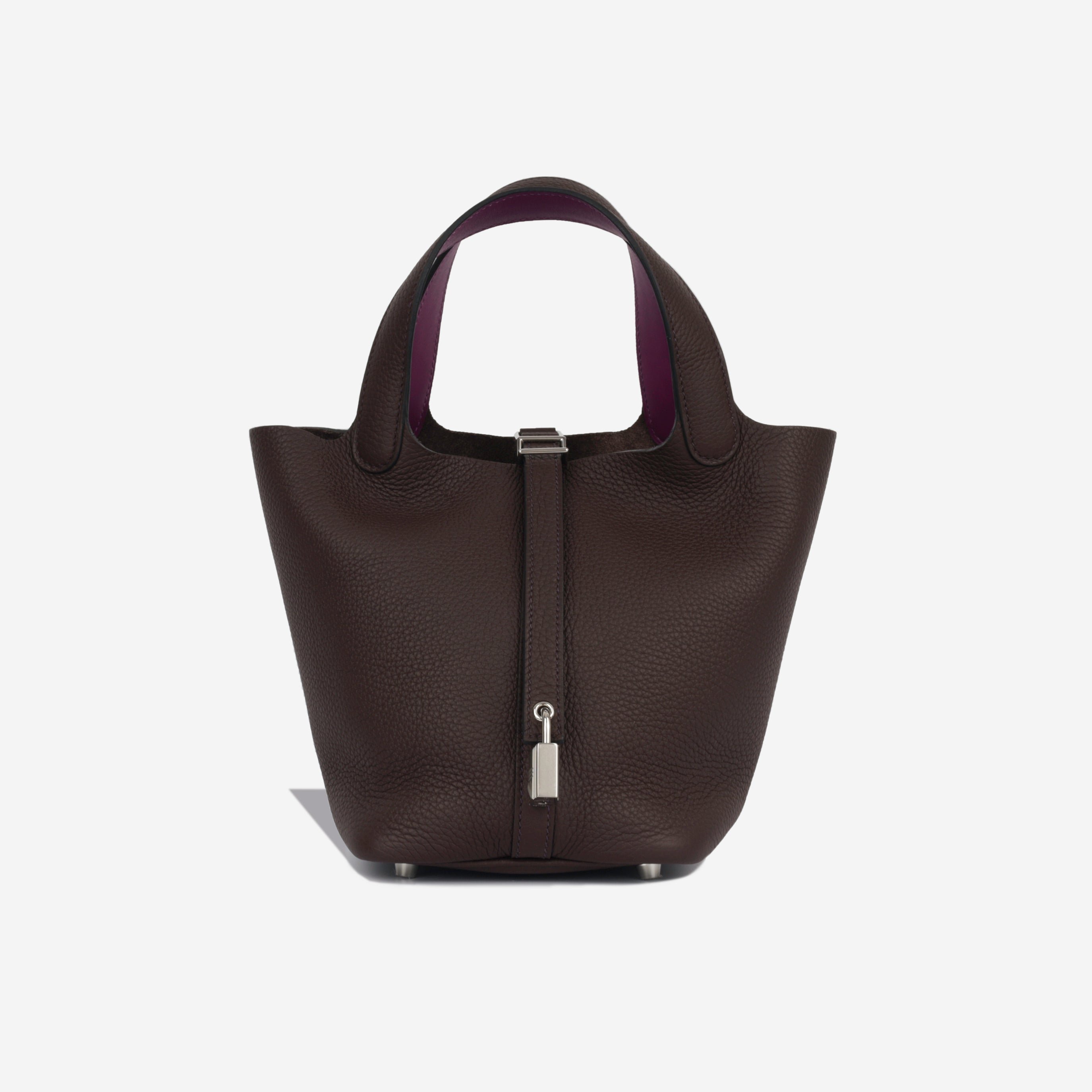 Hermès - Picotin 18 - Rouge Sellier/ Anemone Clemence - PHW