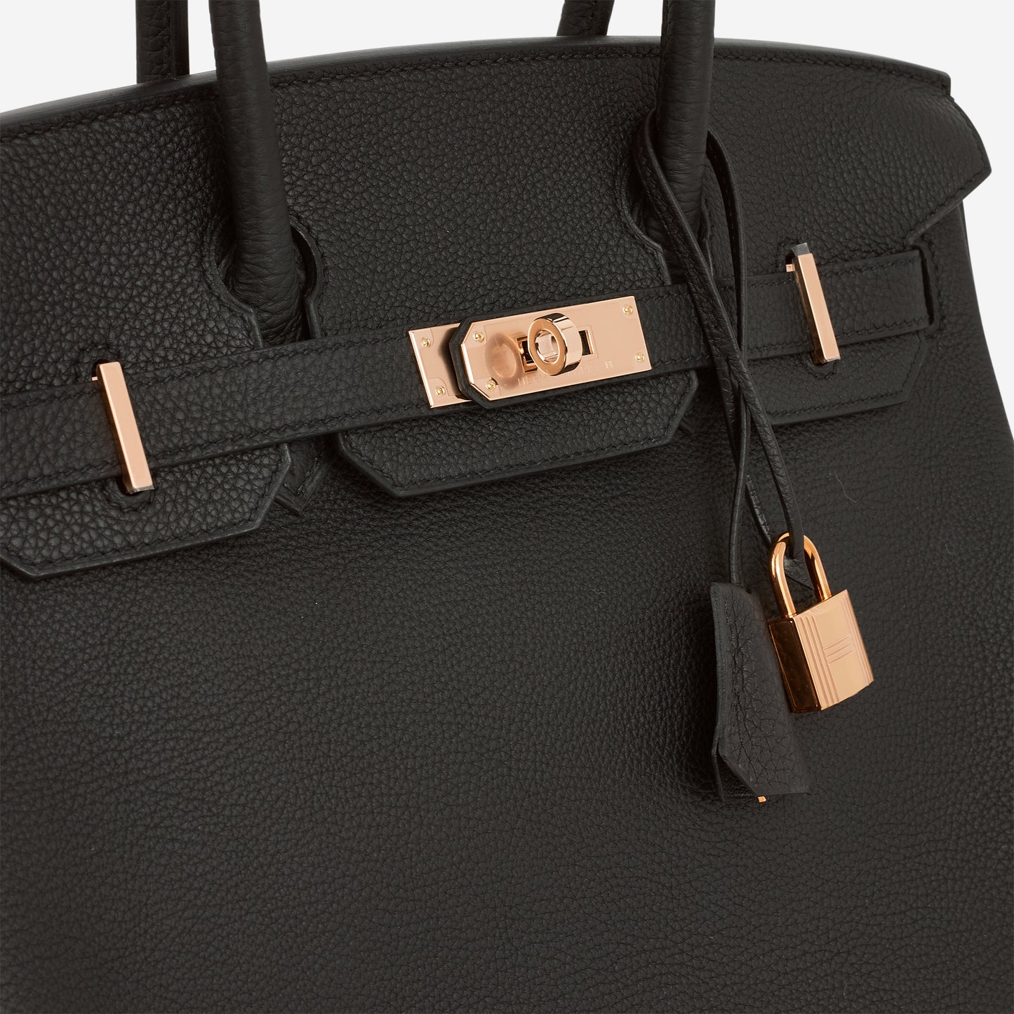 Hermès Birkin 30 - Black Togo | Rose Gold Hardware - Bagista