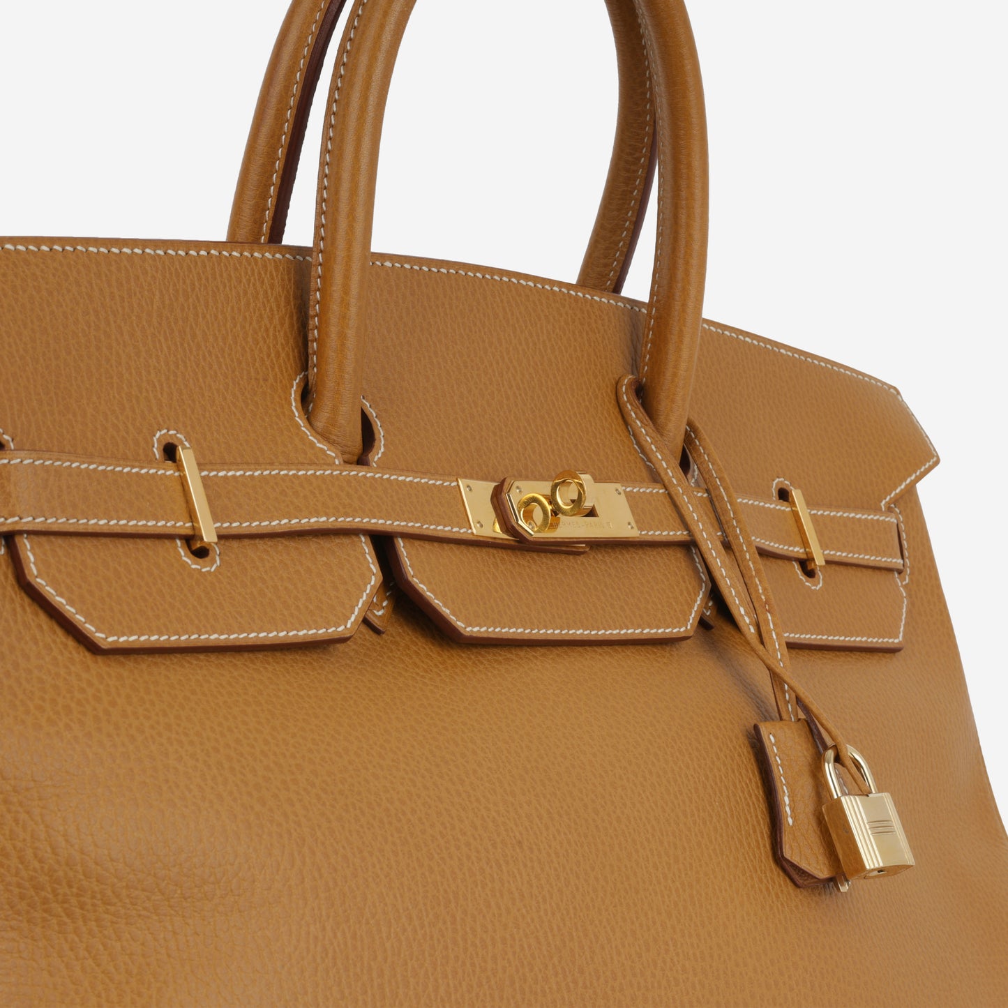 Hermès Vintage Birkin 40 - Natural Sable Ardennes | Gold Hardware