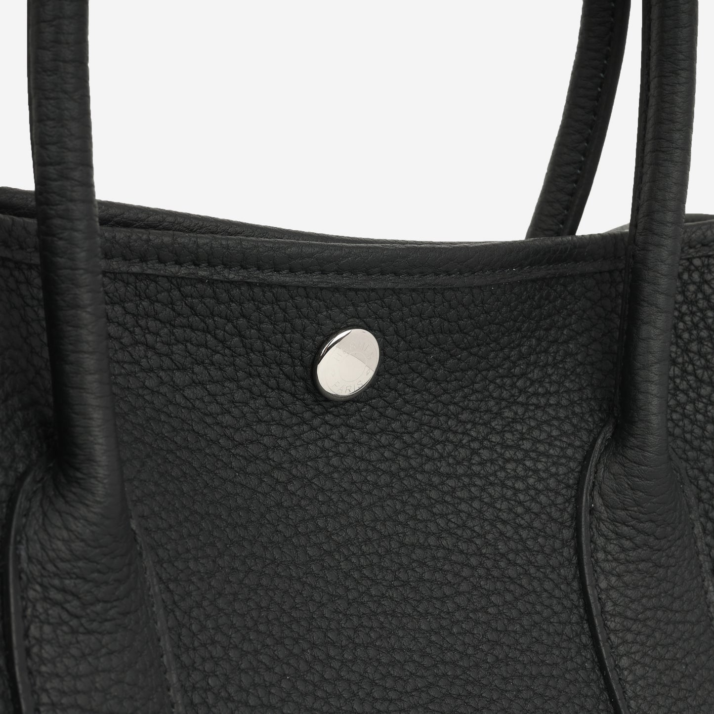 Hermès Garden Party 36 - Noir Negonda Leather | Palladium Hardware
