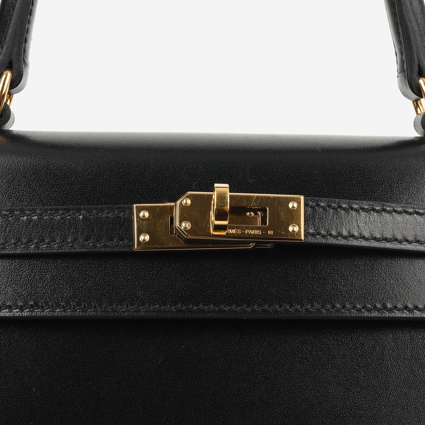 Hermès Kelly 25 - Noir Box Calf