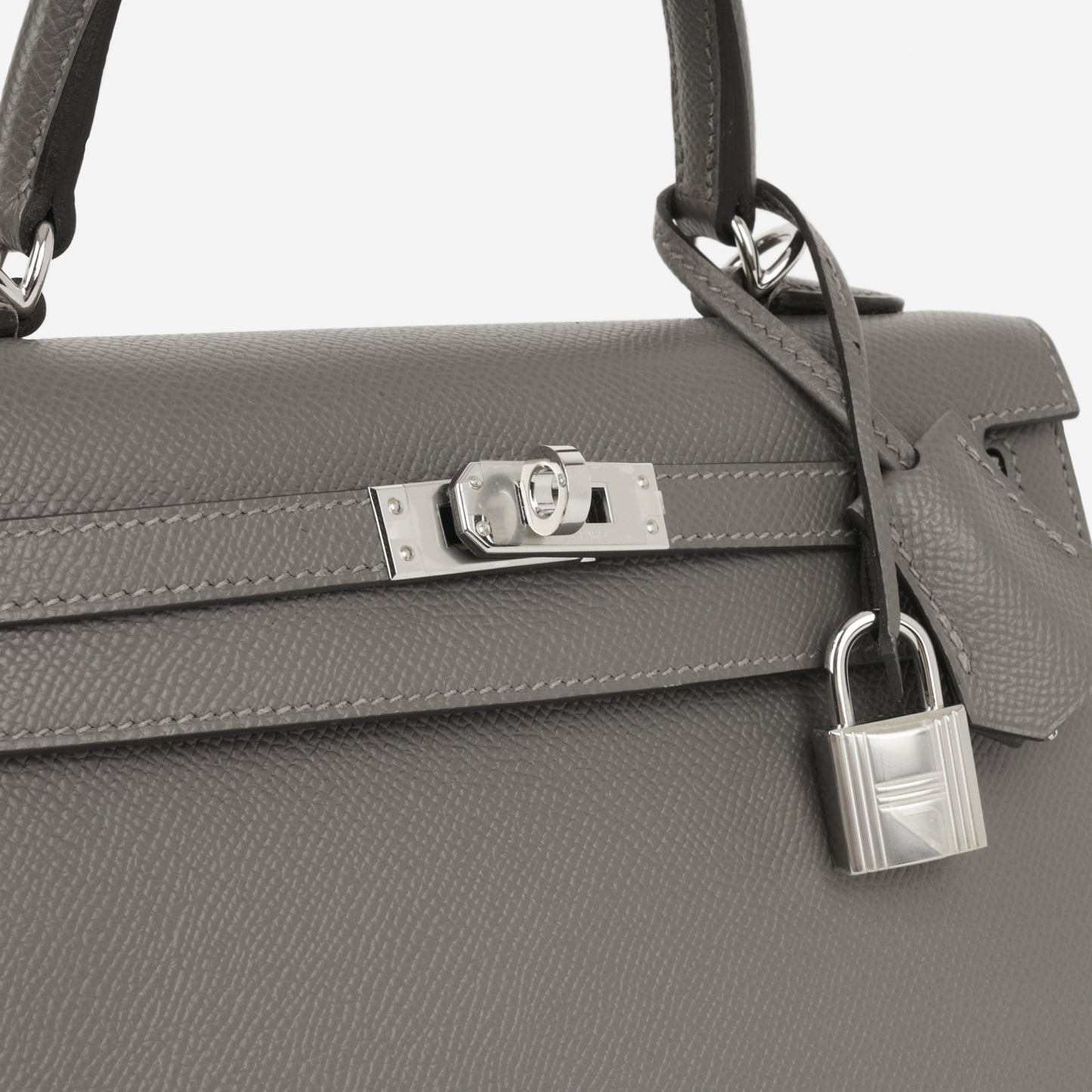Hermès Kelly 25 - Gris Meyer Epsom | Palladium Hardware