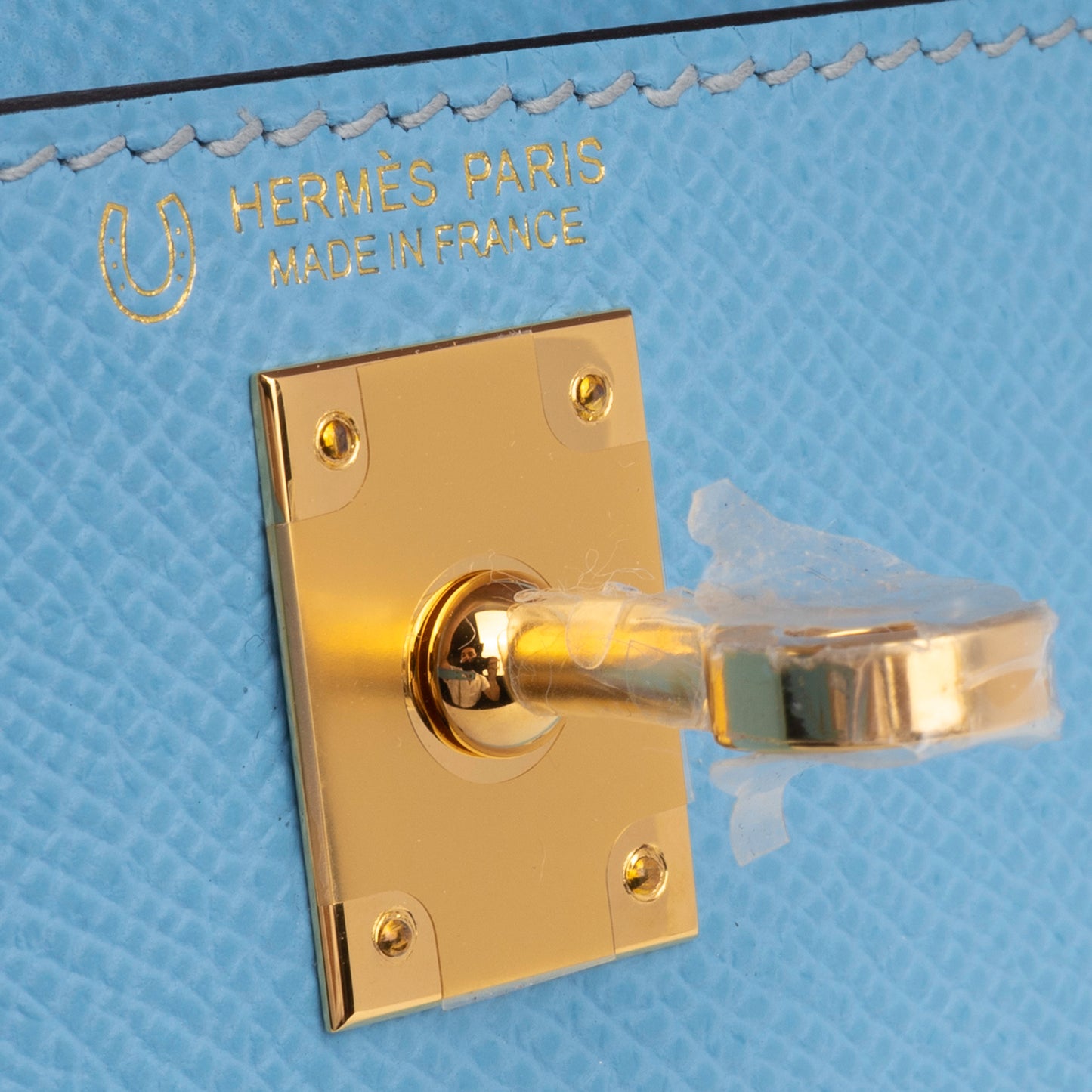 Hermès HSS Mini Kelly 20 - Celeste Epsom | Gold Hardware