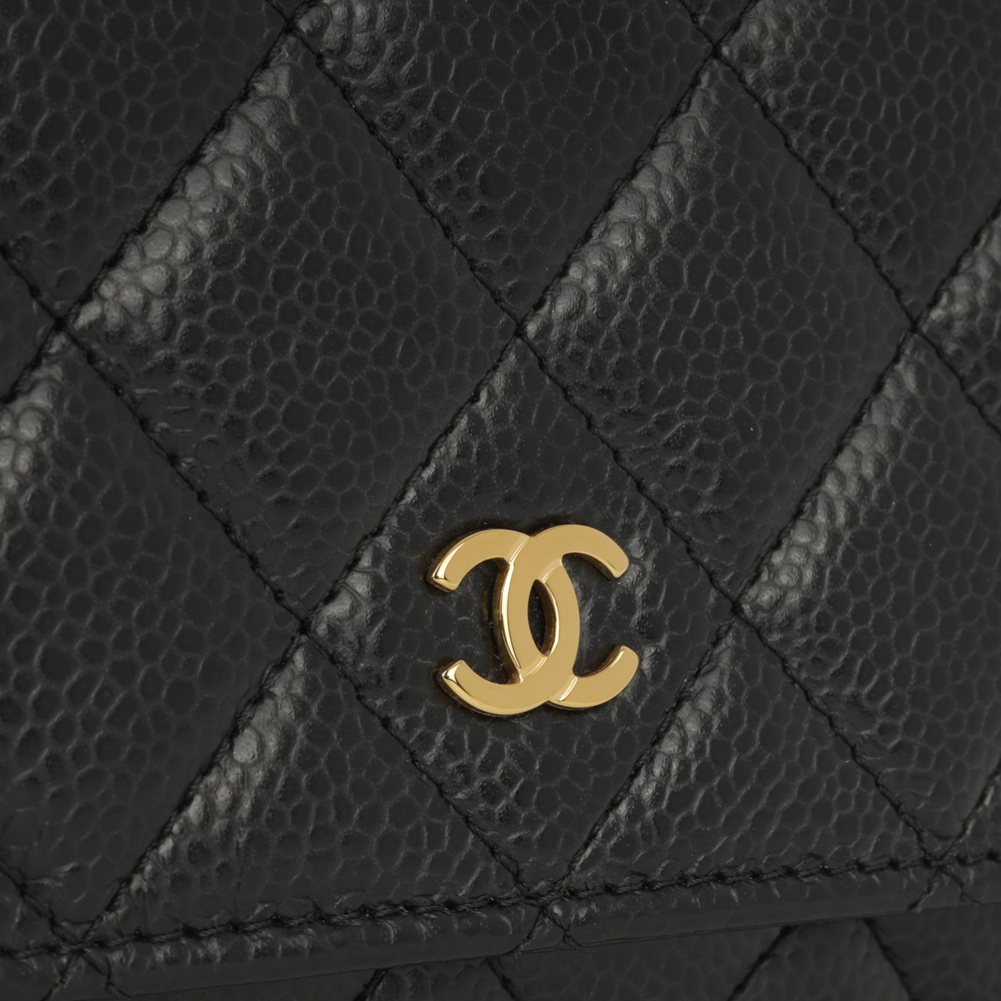 Chanel Classic Wallet on Chain - Black Caviar | Gold Hardware