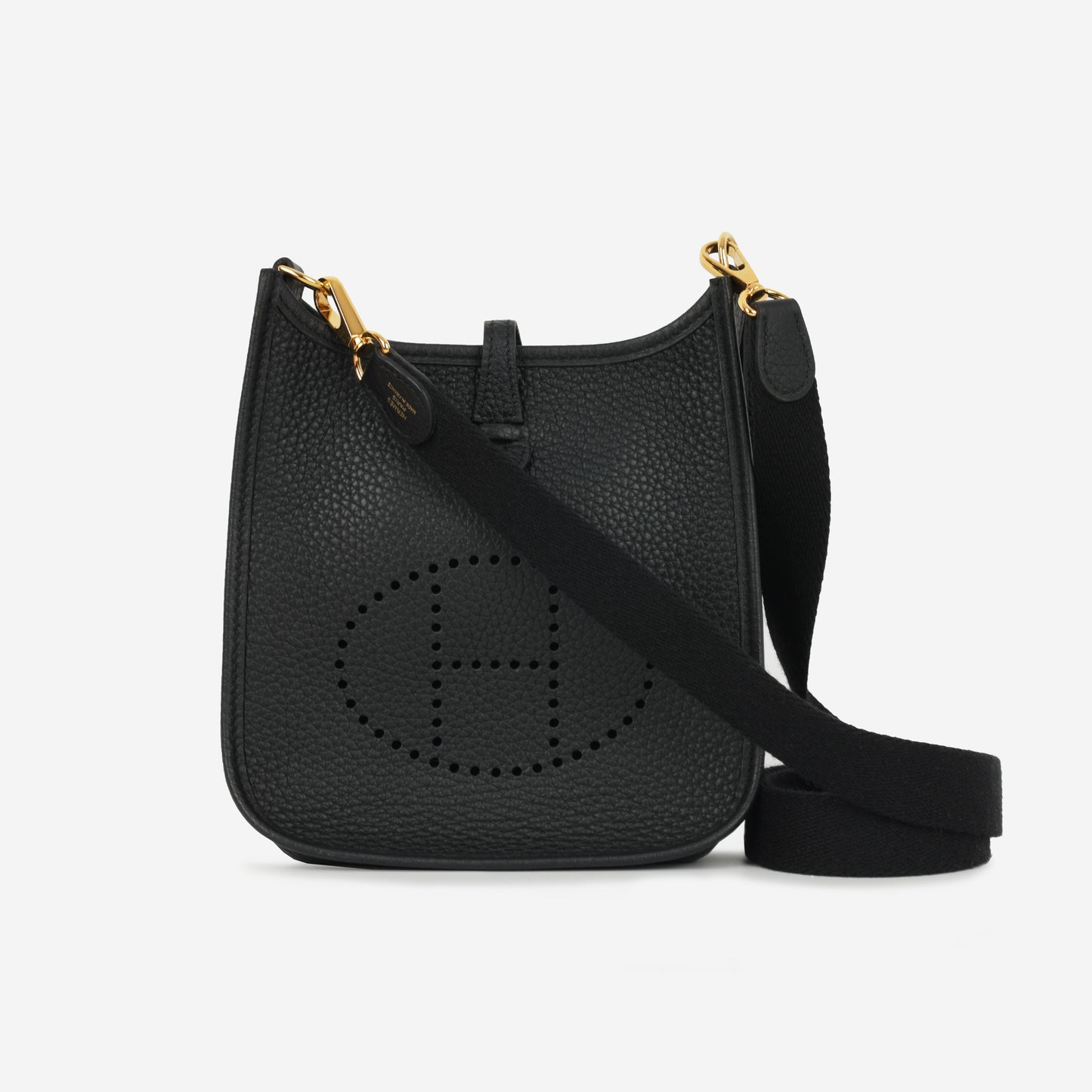 Hermès Evelyne TPM - Noir Clemence | Gold Hardware