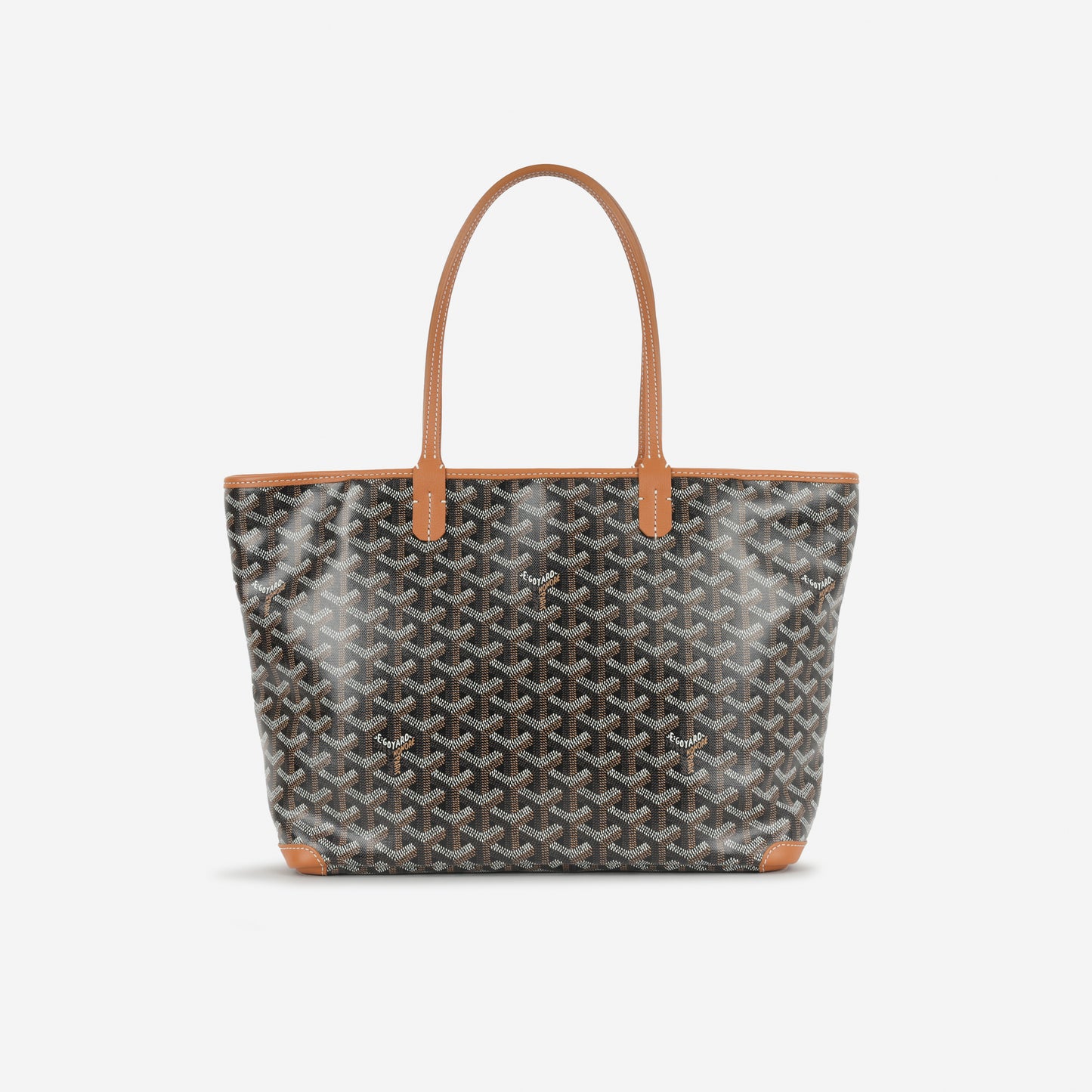 Goyard Artois PM - Black / Tan Goyardine | Palladium Hardware