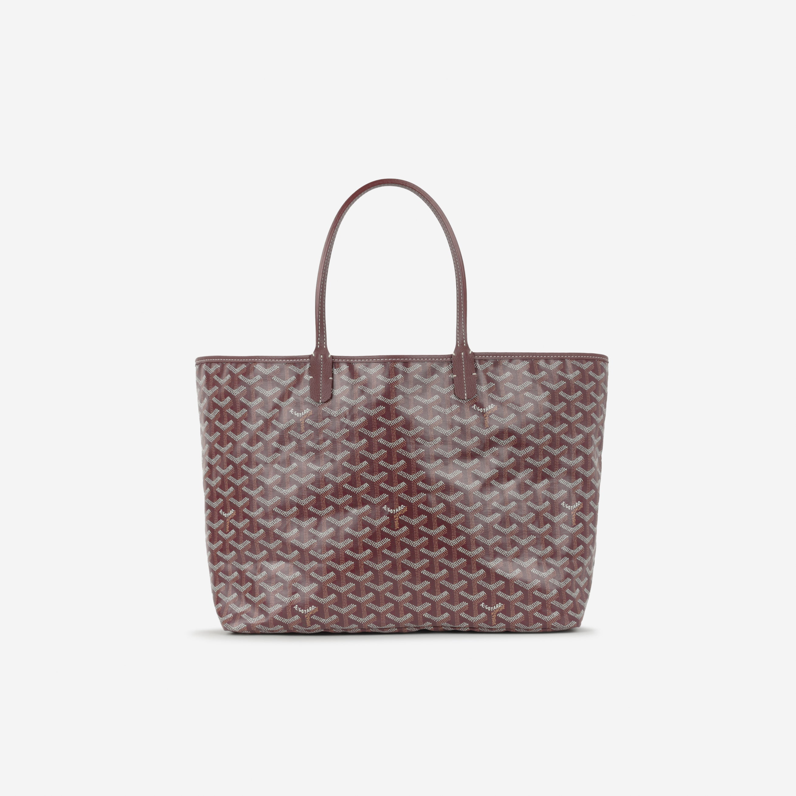 Goyard Saint Louis PM Bordeaux Goyardine Palladium Hardware