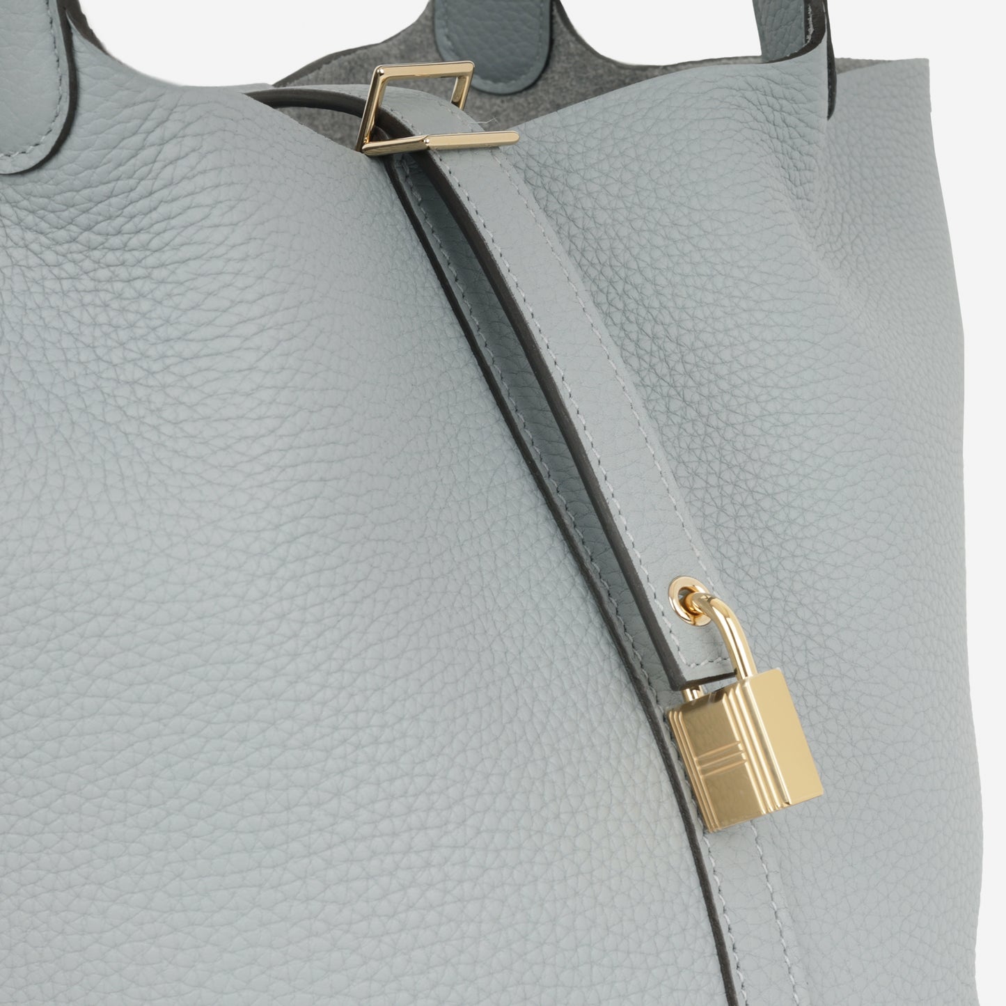 Hermès Picotin 22 - Gris Pantin Clemence | Permabrass Hardware