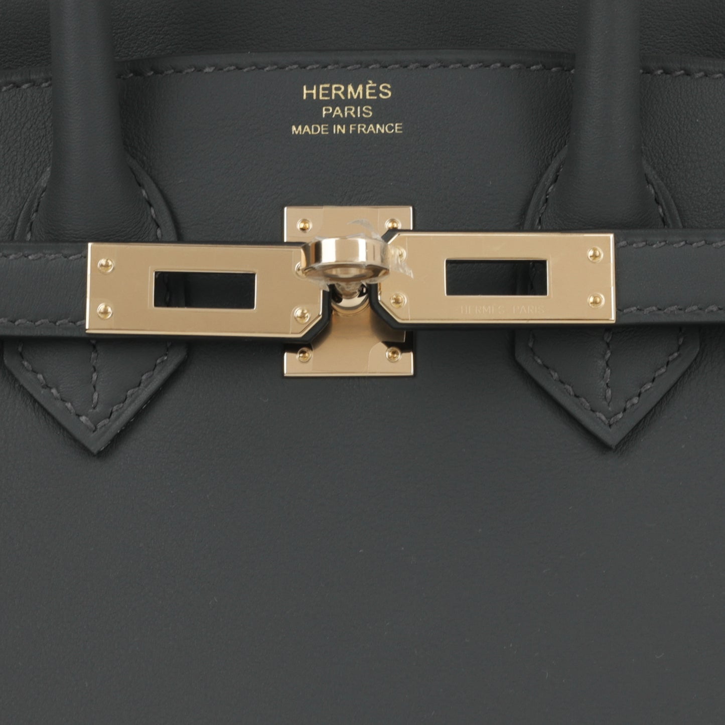 Hermès Birkin 25 Eclat - Gris Misty / Noir Swift | Pemabrass Hardware