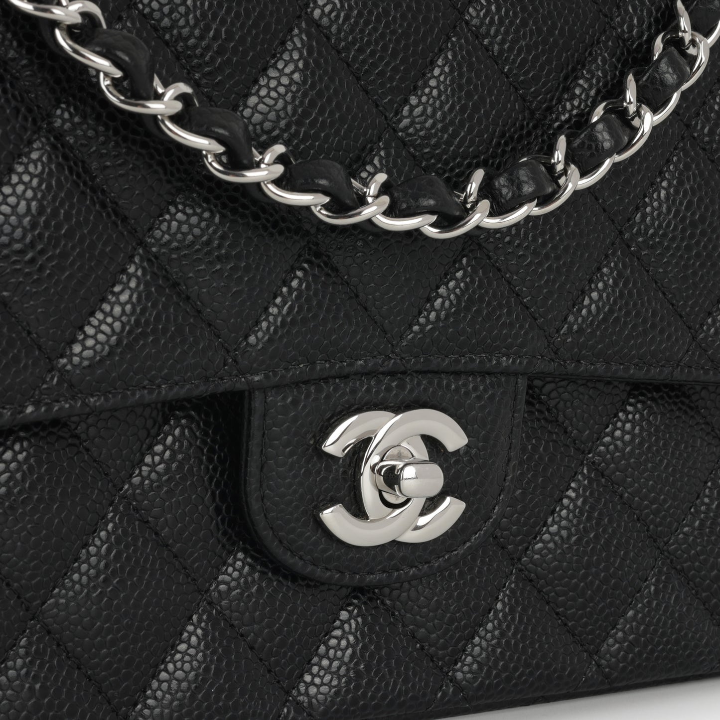 Chanel Medium Classic Flap - Black Caviar | Silver Hardware (2022)