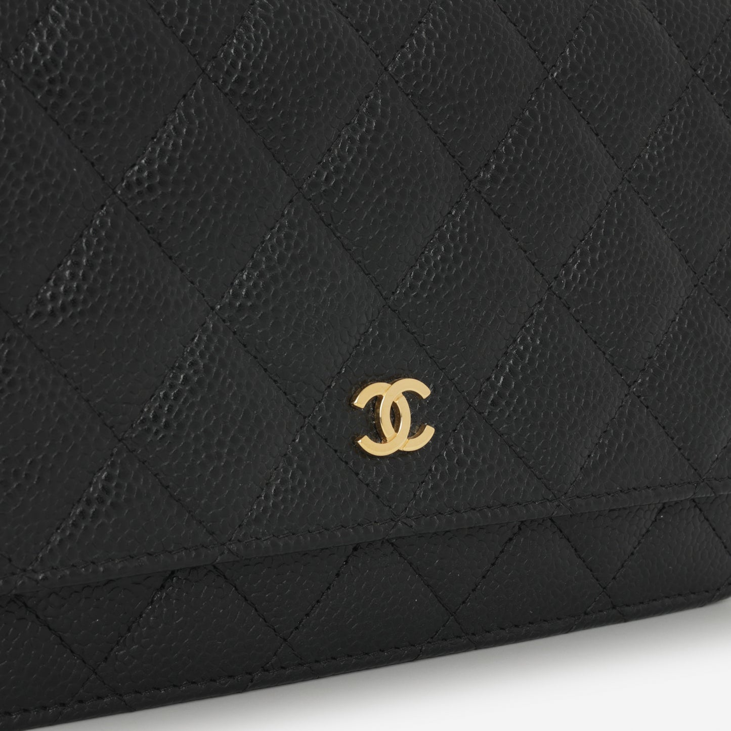 Chanel Classic Wallet on Chain - Black Caviar | Gold Hardware