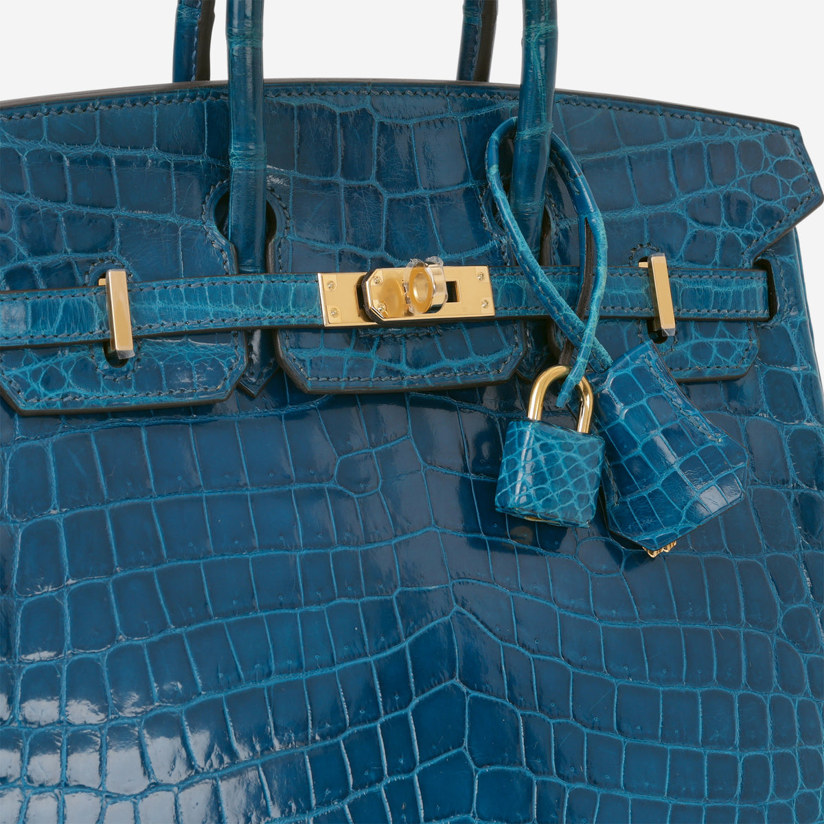 Hermès Birkin 25 - Bleu Izmir Crocodile Niloticus | Gold Hardware