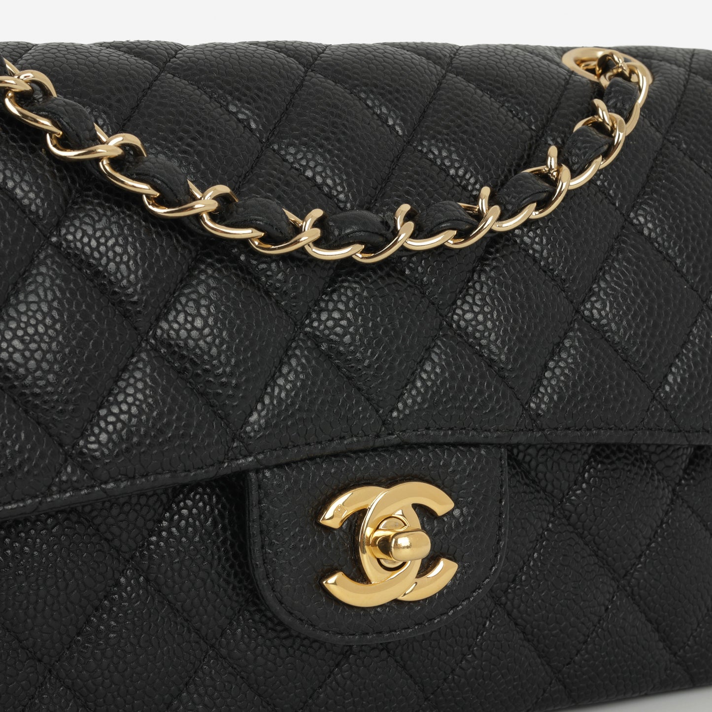 Chanel Small Classic Flap | Black Caviar | Gold Hardware