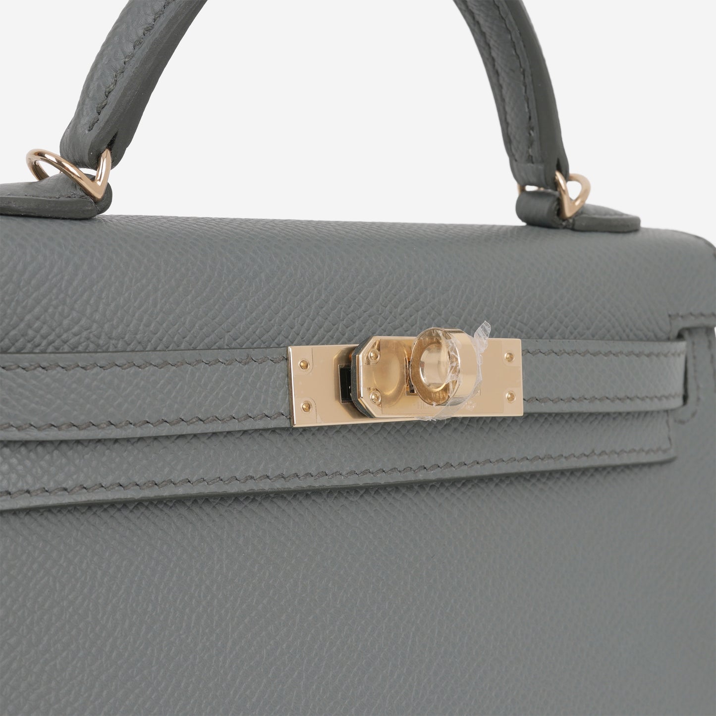 Hermès Mini Kelly - Vert Amande Epsom | Permabrass Hardware