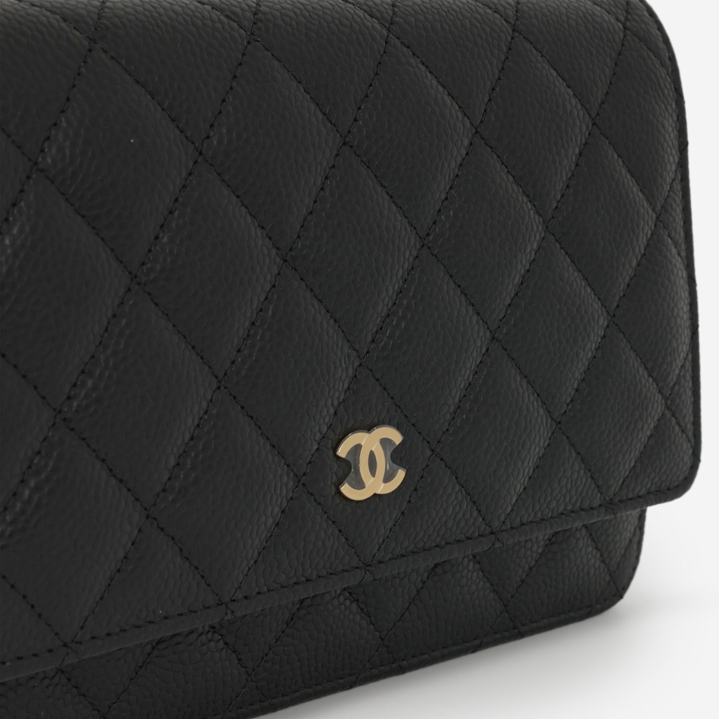 Chanel Classic Wallet on Chain - Black Caviar | Gold Hardware - Bagista