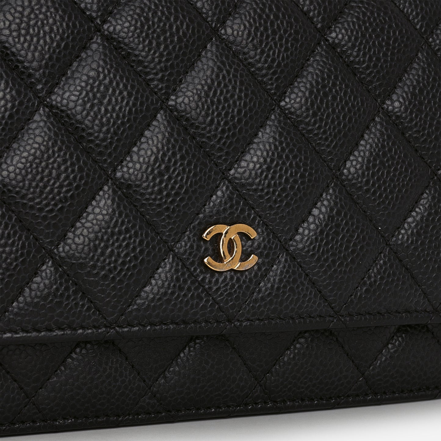 Chanel Classic Wallet on Chain - Black Caviar | Gold Hardware