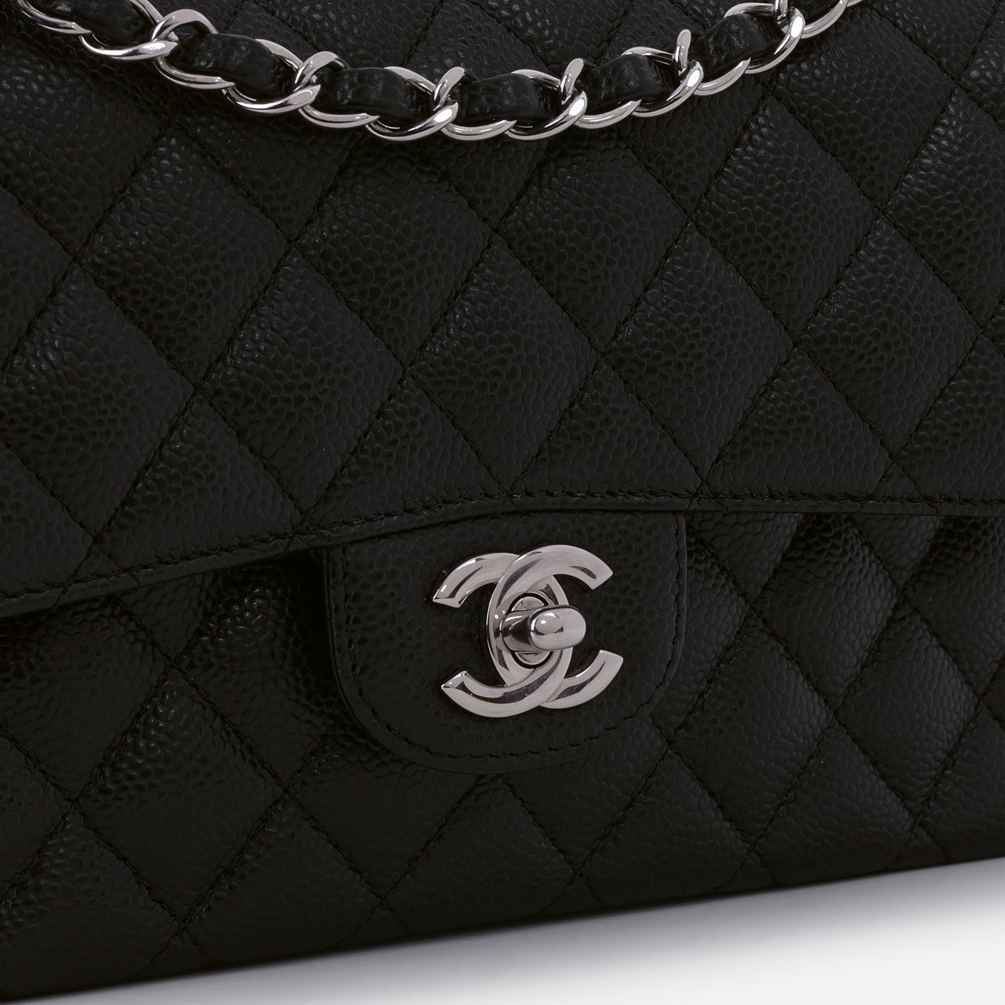 Chanel Medium Classic Flap - Black Caviar | Silver Hardware