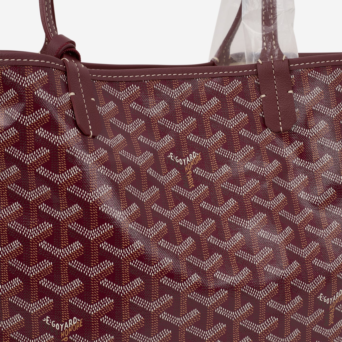 Goyard Saint Louis PM - Burdundy Goyardine Canvas | Palladium Hardware