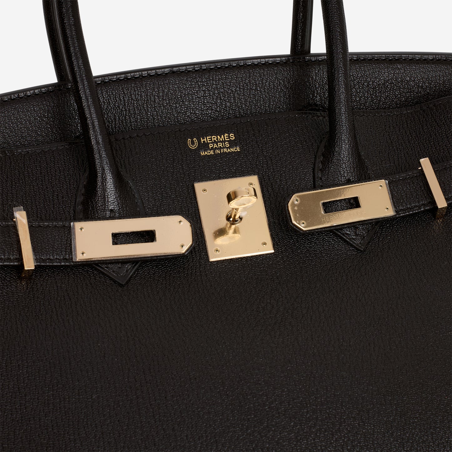 Hermès HSS Birkin 30 - Black Chevre / Rouge Casaque Interior | Permabrass Hardware