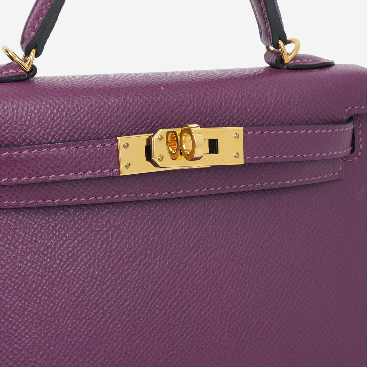 Hermès HSS Mini Kelly 20 - Anemone Epsom / Rose Mexico Interior | Gold Hardware