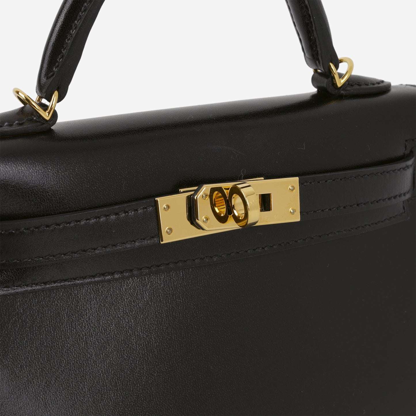 Hermès Mini Kelly 20cm - Black Box Calf | Gold Hardware