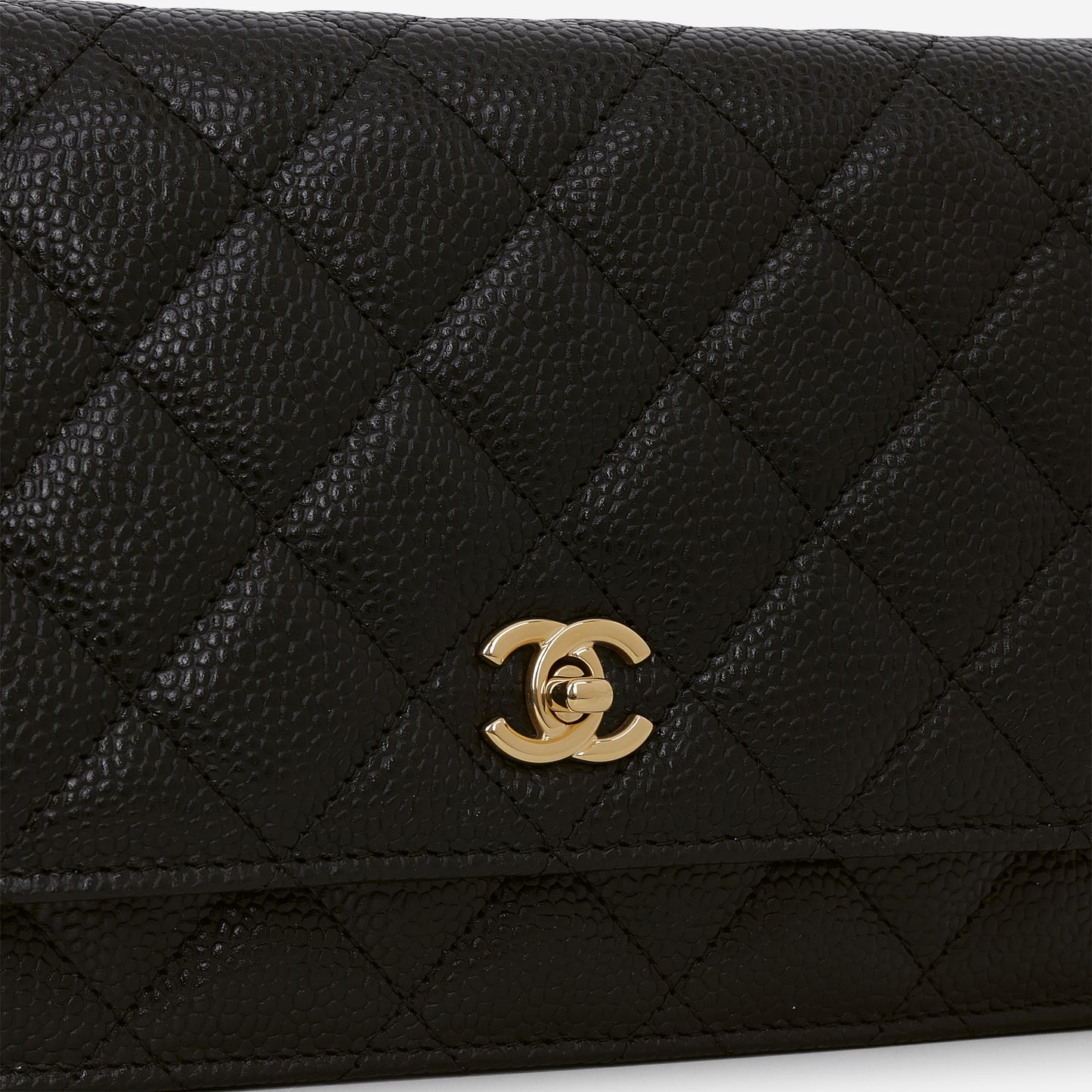Chanel WOC - Black Caviar | Gold Hardware