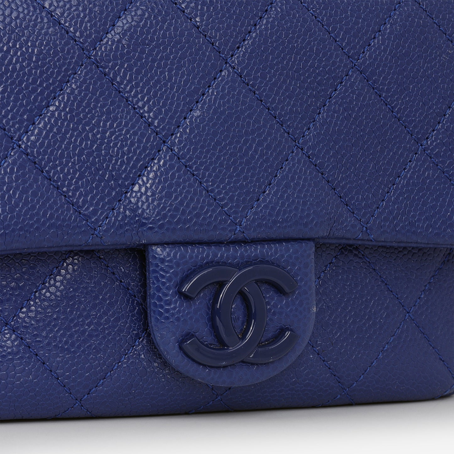 Chanel Incognito Mini Square Flap - Blue Caviar | Blue Hardware - Bagista