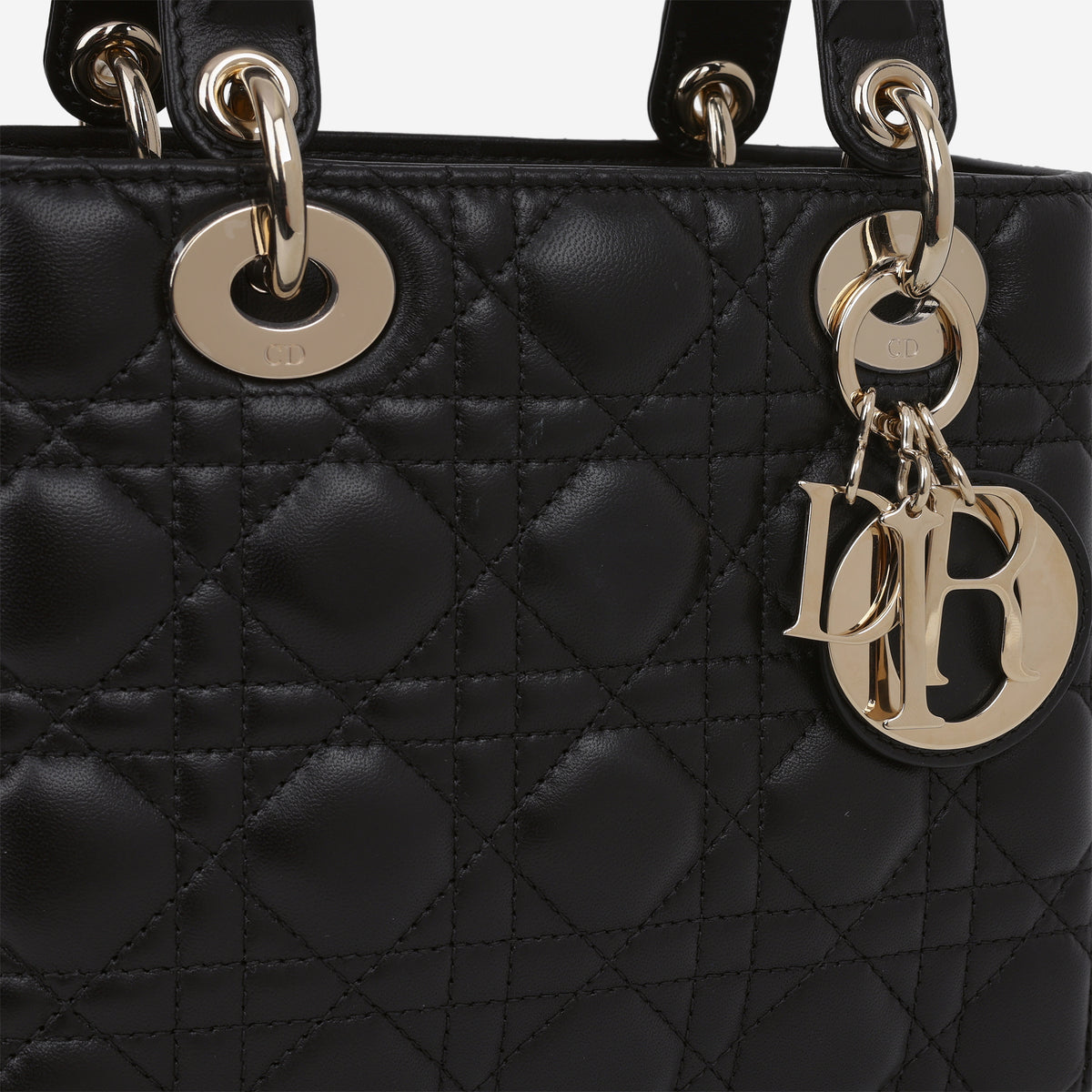 Dior Small ABCDior - Black Lambskin | Champagne Gold Hardware