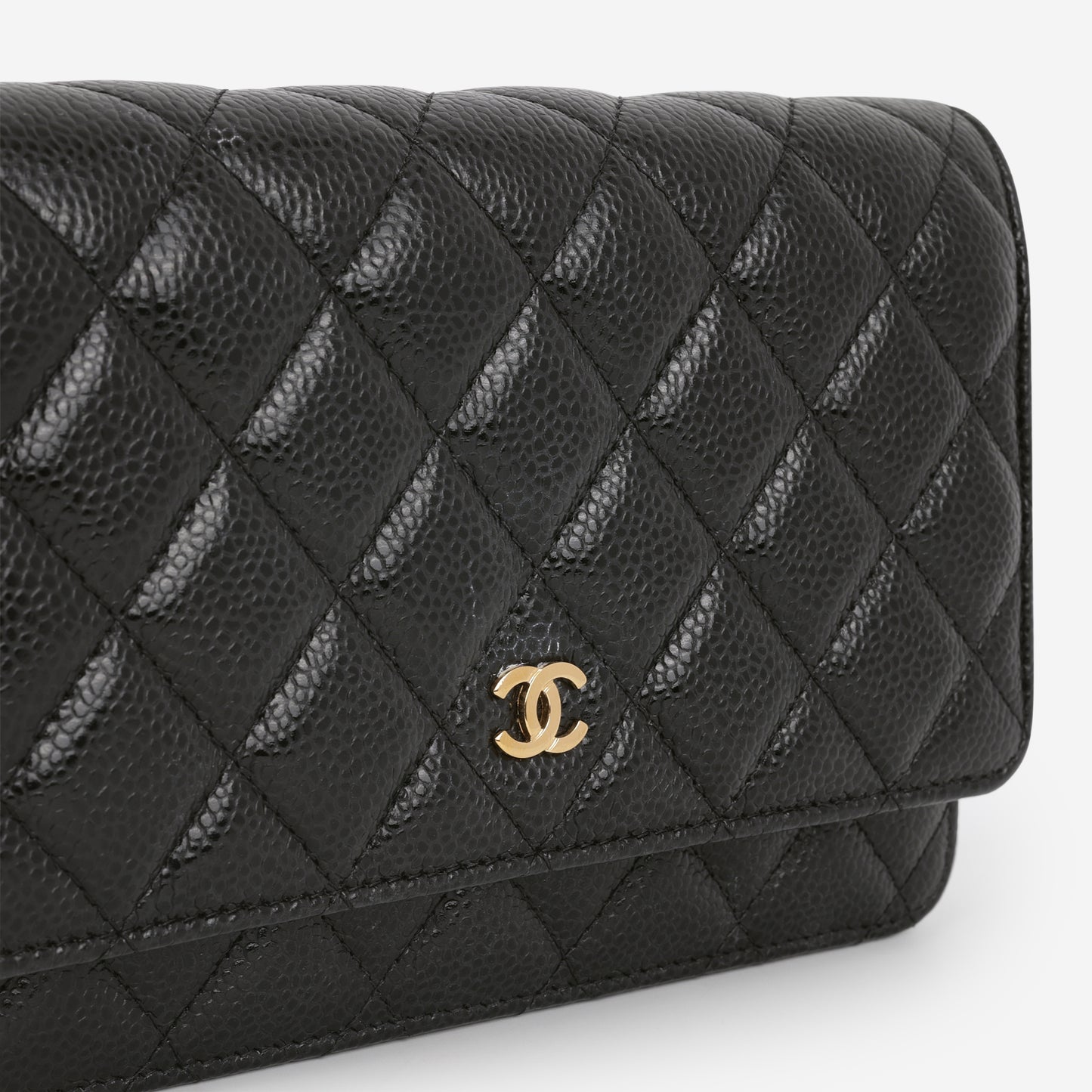 Chanel WOC - Black Caviar | Gold Hardware