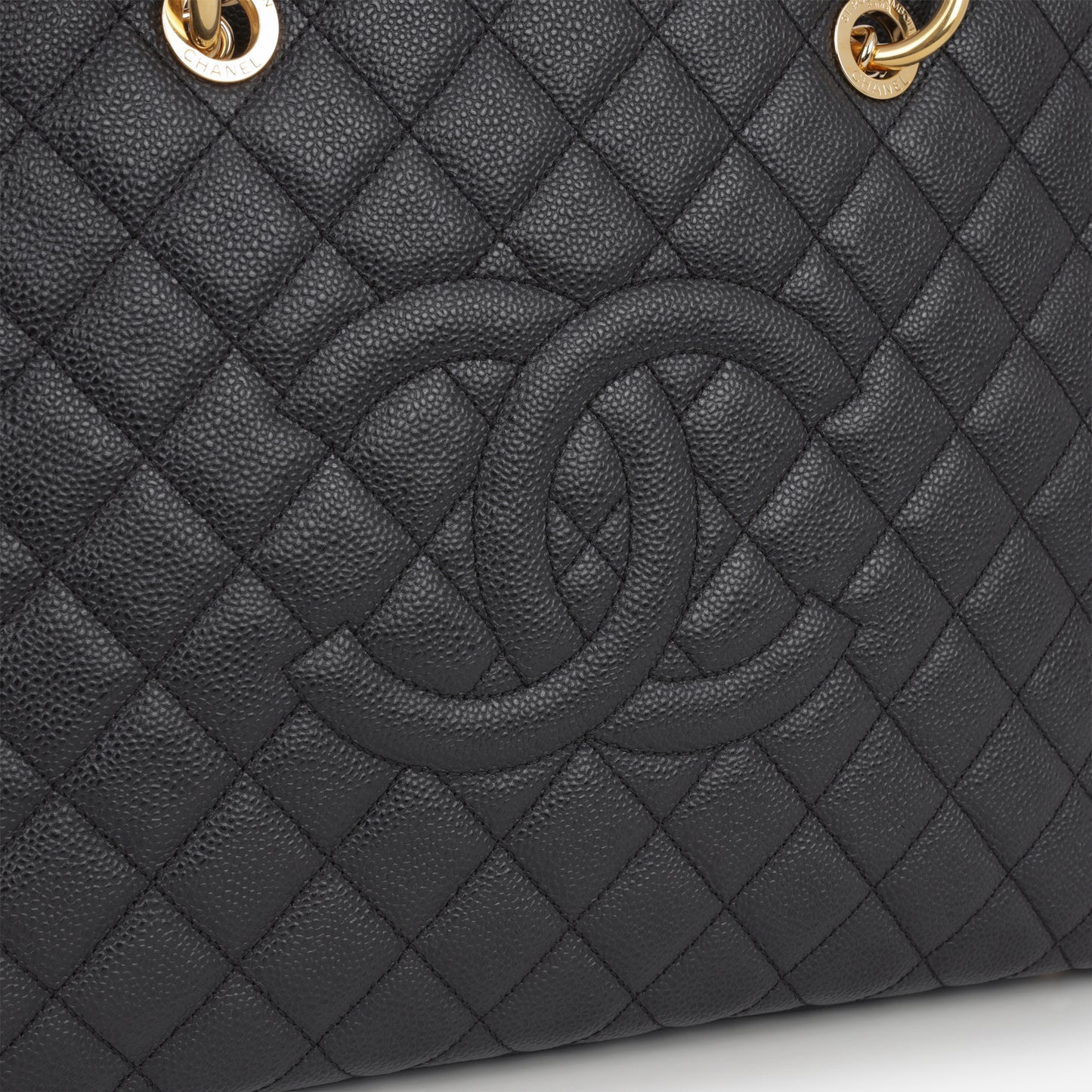 Chanel GST XL - Black Caviar | Gold Hardware