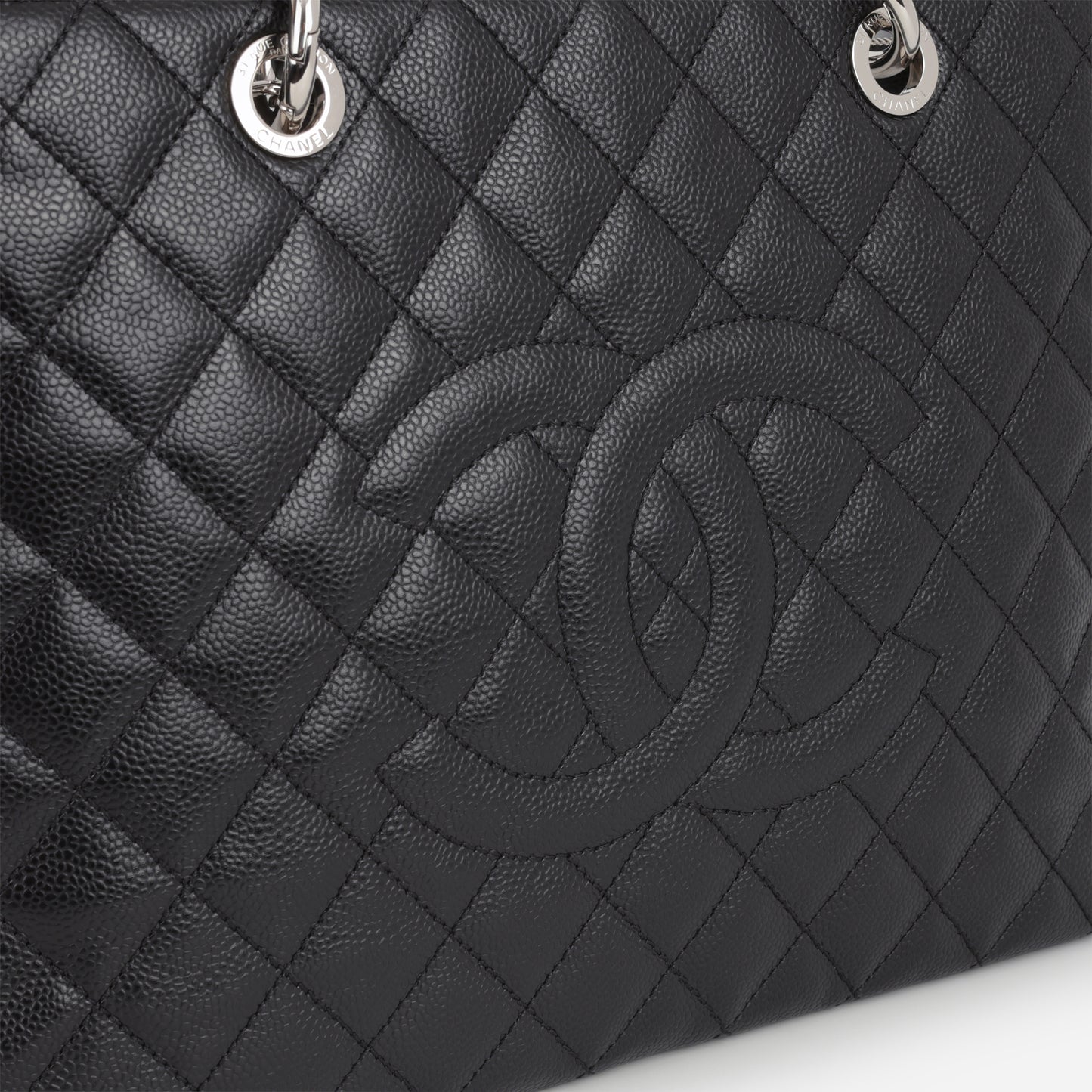 Chanel GST - Black Caviar | Silver Hardware
