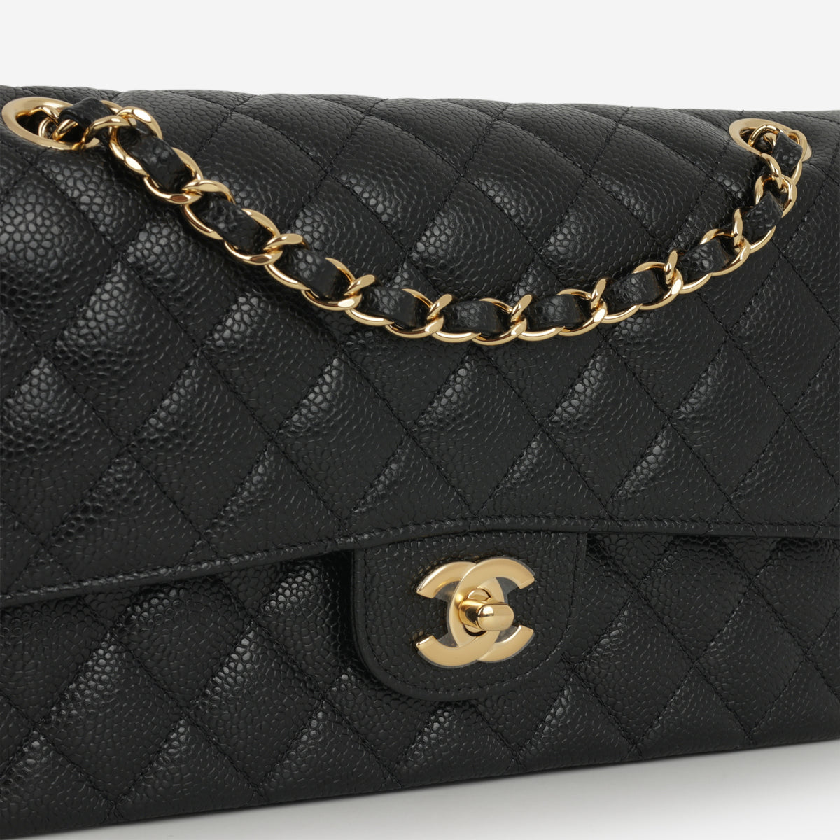 Chanel Medium Classic Flap - Black Caviar | Gold Hardware