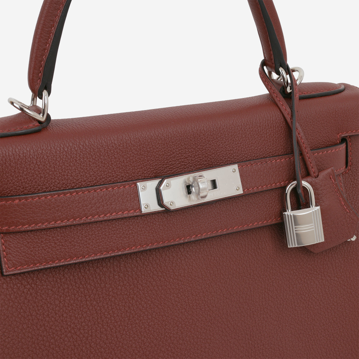 Hermès Kelly 28 - Rouge H Togo | Palladium Hardware