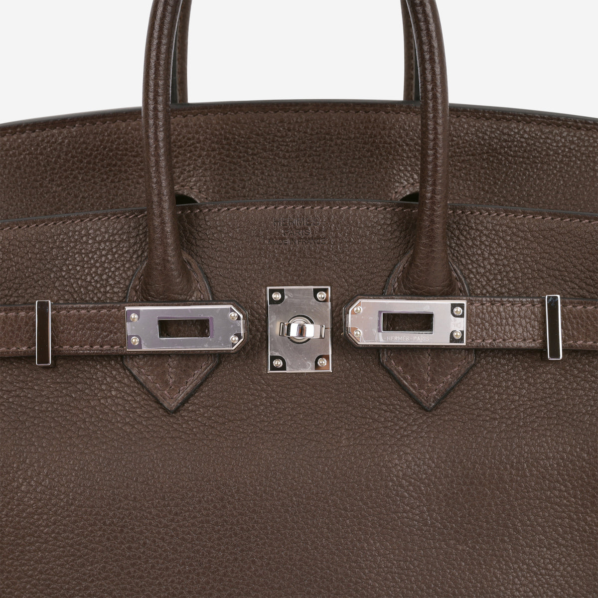Hermès Birkin 25 - Ebene Barenia Faubourg | Palladium Hardware