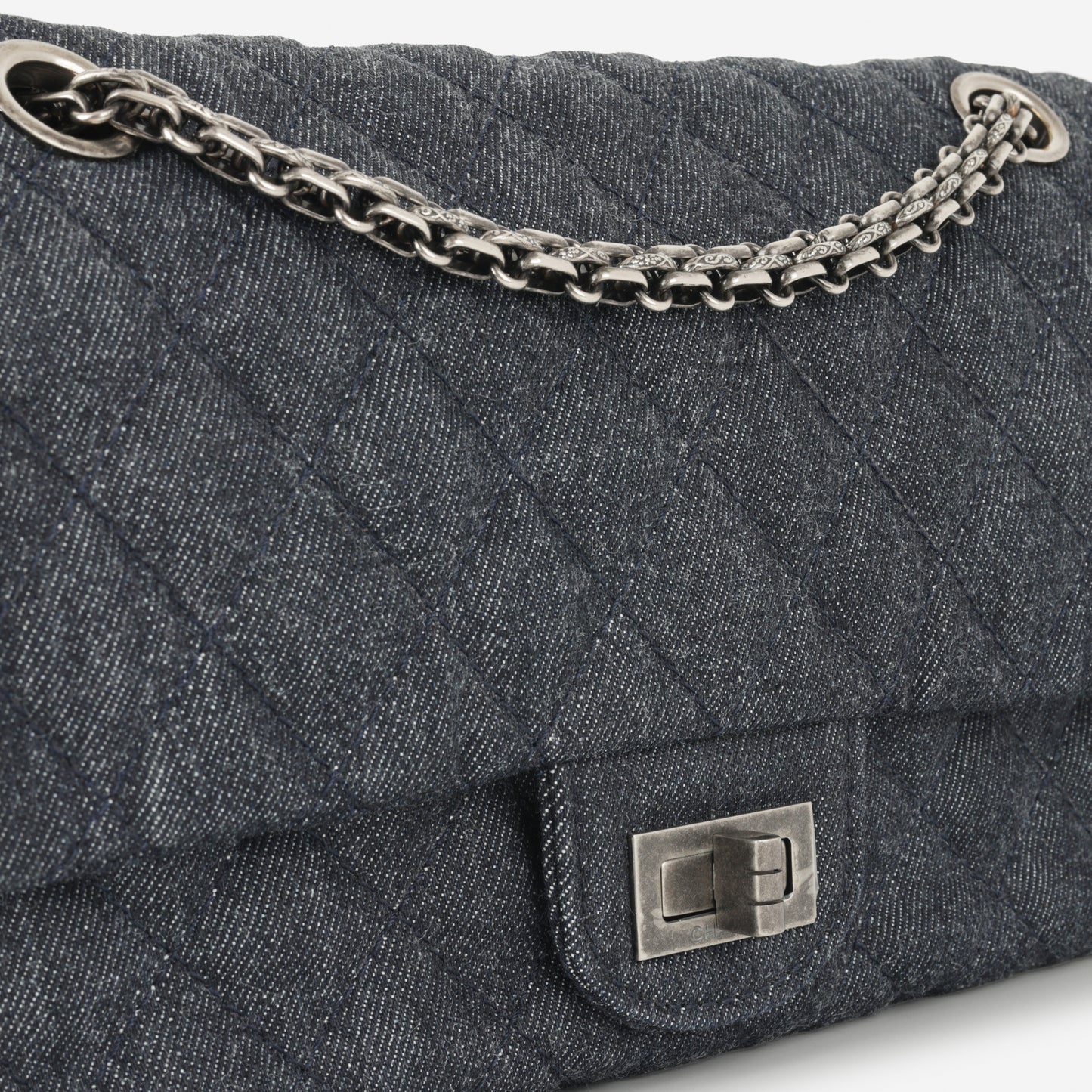 Chanel 2.55 Reissue 225 - Indigo Denim | Ruthenium Hardware