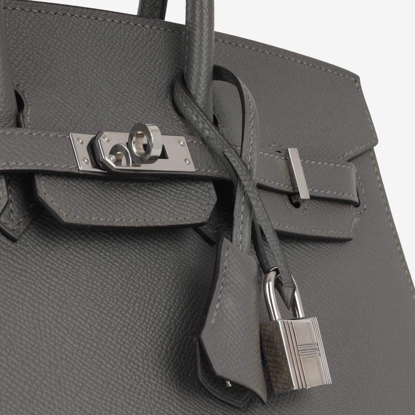 Hermès Birkin 25 Sellier - Gris Meyer Epsom | Palladium Hardware