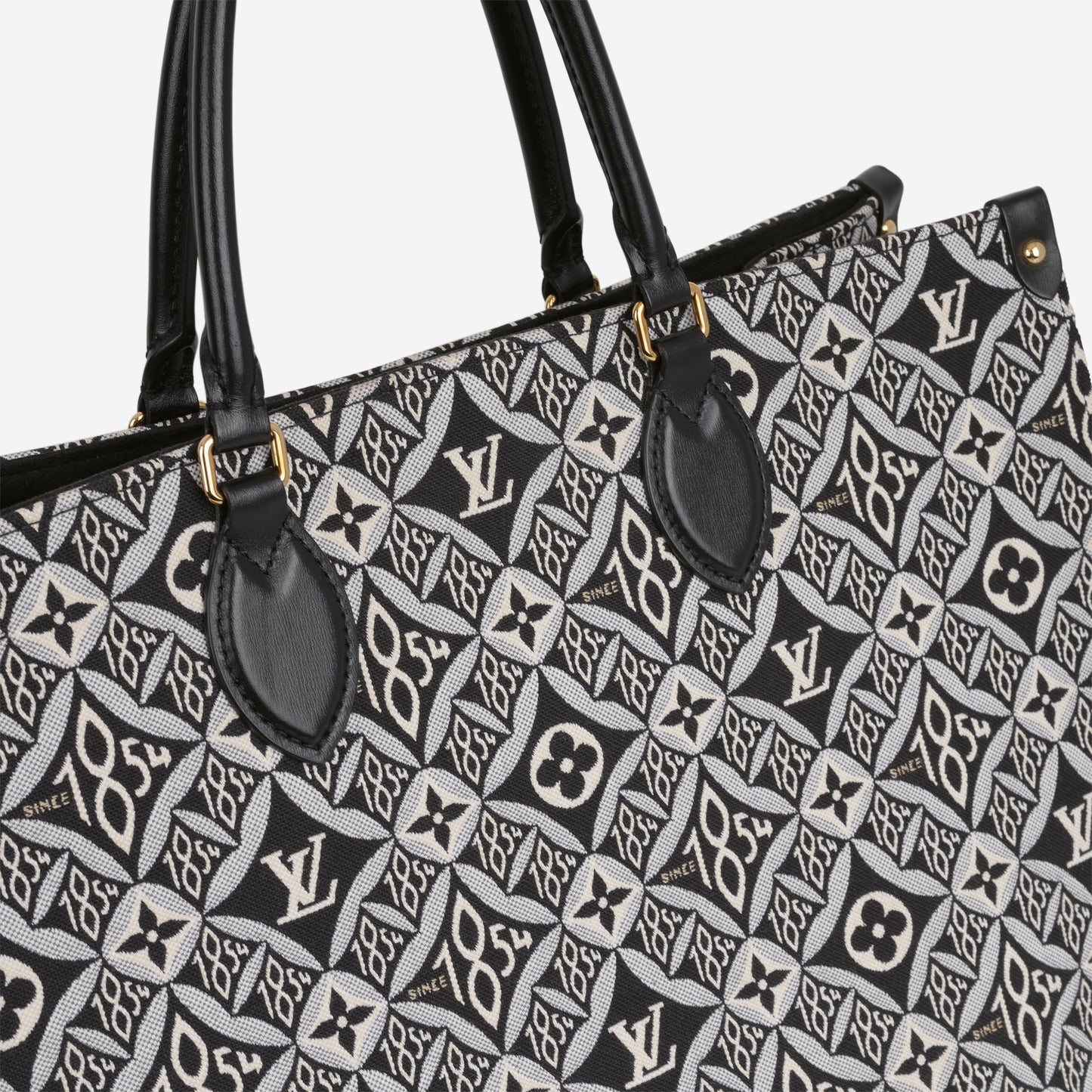 Louis Vuitton OnTheGo GM - Black "Since 1854" Jacquard | Gold Hardware