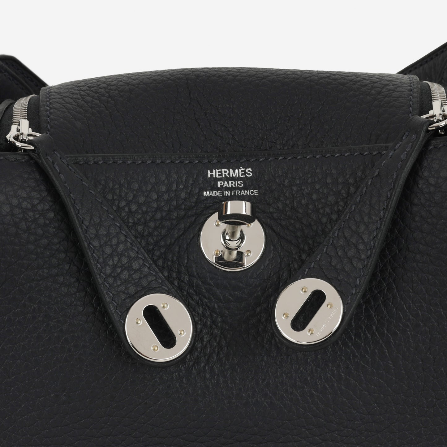 Hermès Mini Lindy - Caban Clemence | Palladium Hardware