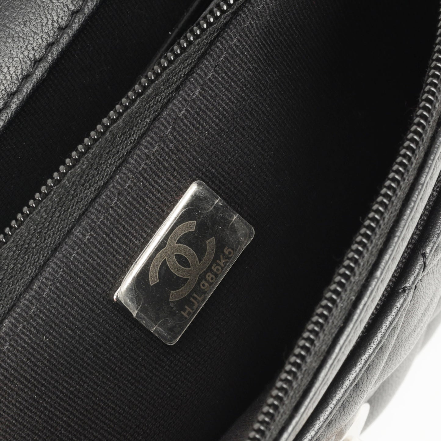 Chanel Seasonal Wallet On Chain - Black Lambskin | Silver Hardware