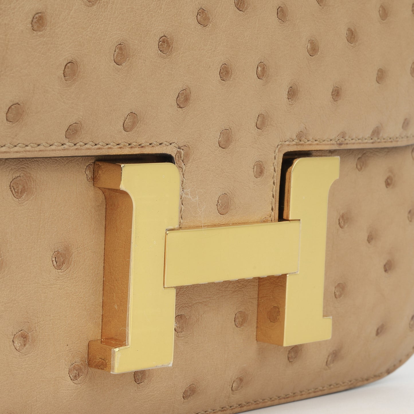 Hermès Constance 18 - Chai Ostrich | Gold Hardware