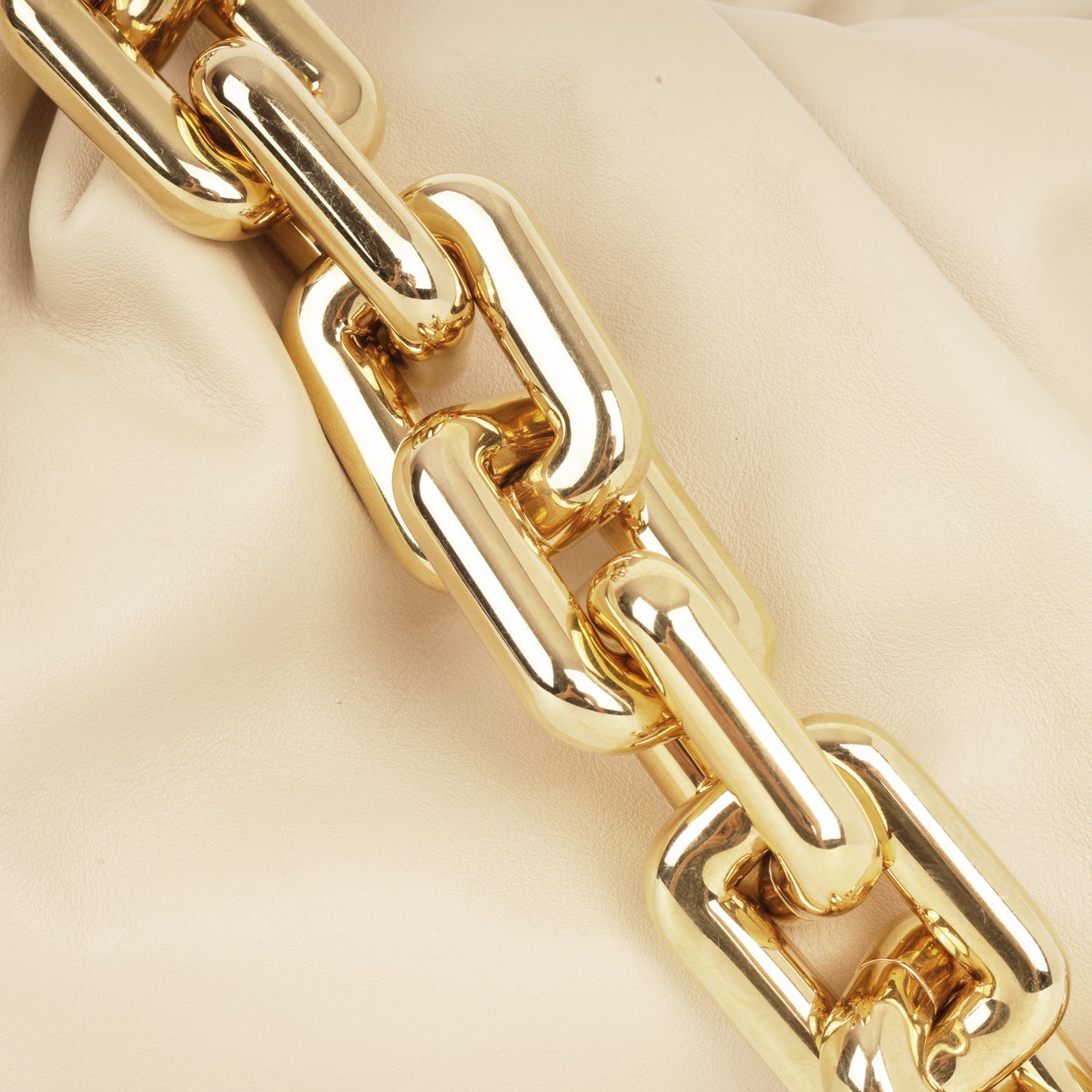 Bottega Teen Chain Pouch - Porridge Nappa Leather