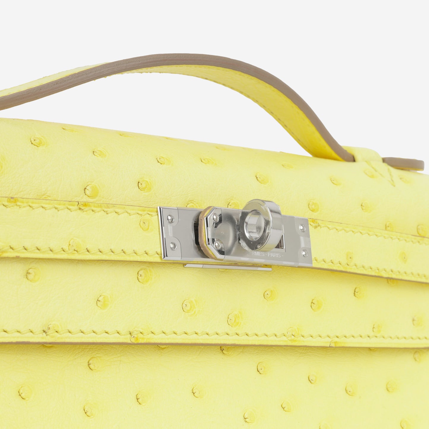 Kelly Pochette - Limoncello Ostrich