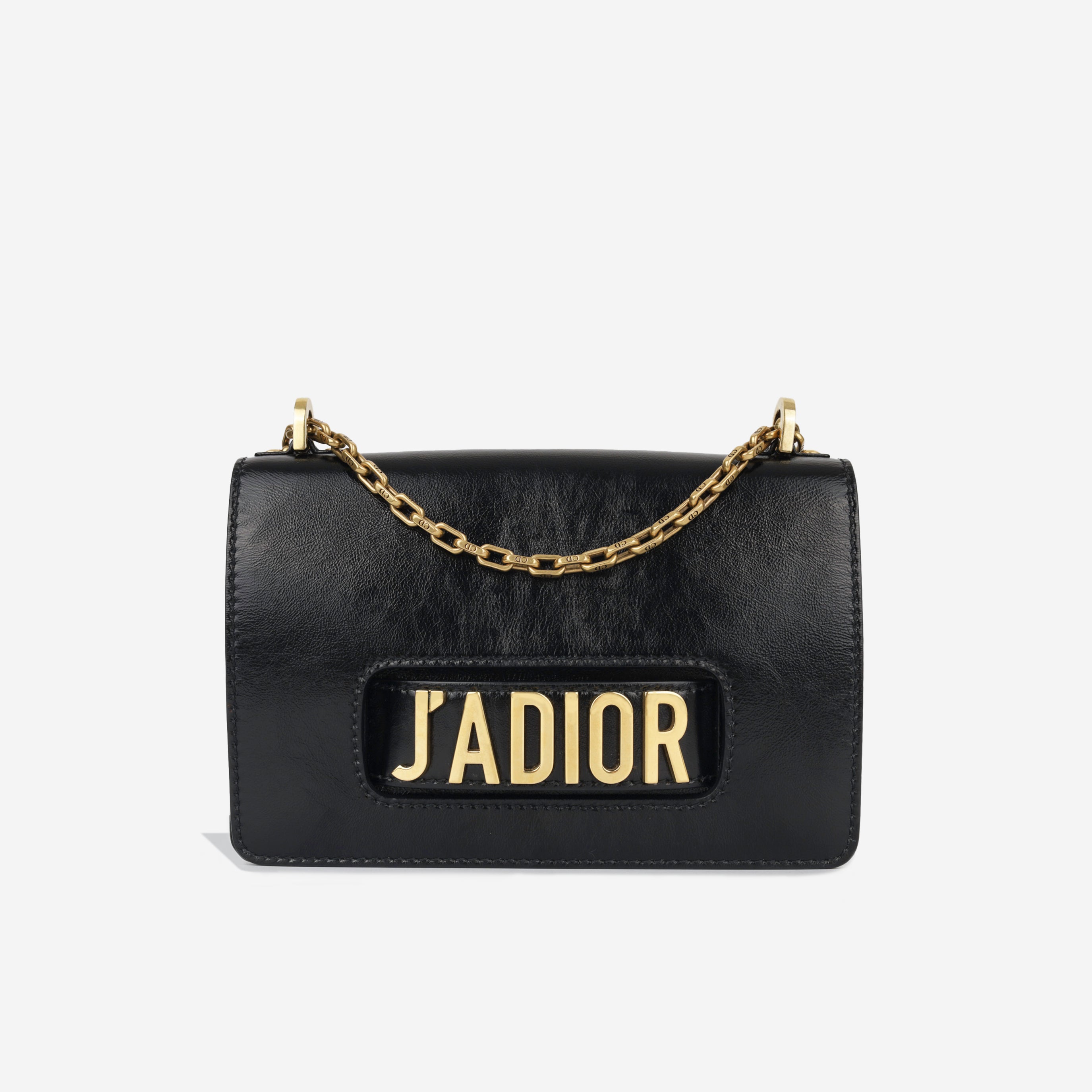 Dior - J'adior Flap Bag - Black Leather - GHW - Pre-Loved - 2017