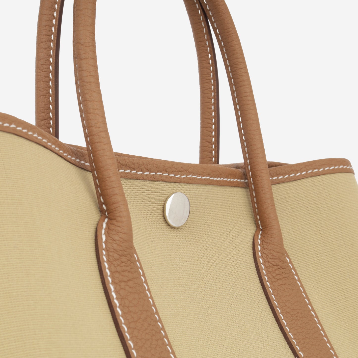 Hermès Garden Party 30 - Trench Canvas / Gold Negonda | Palladium Hardware