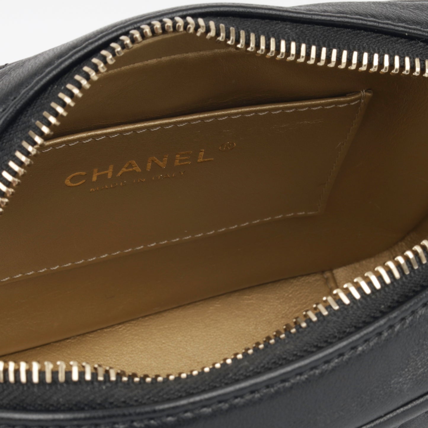 Mini Camera Pearl Crush - Black Lambskin - Bagista