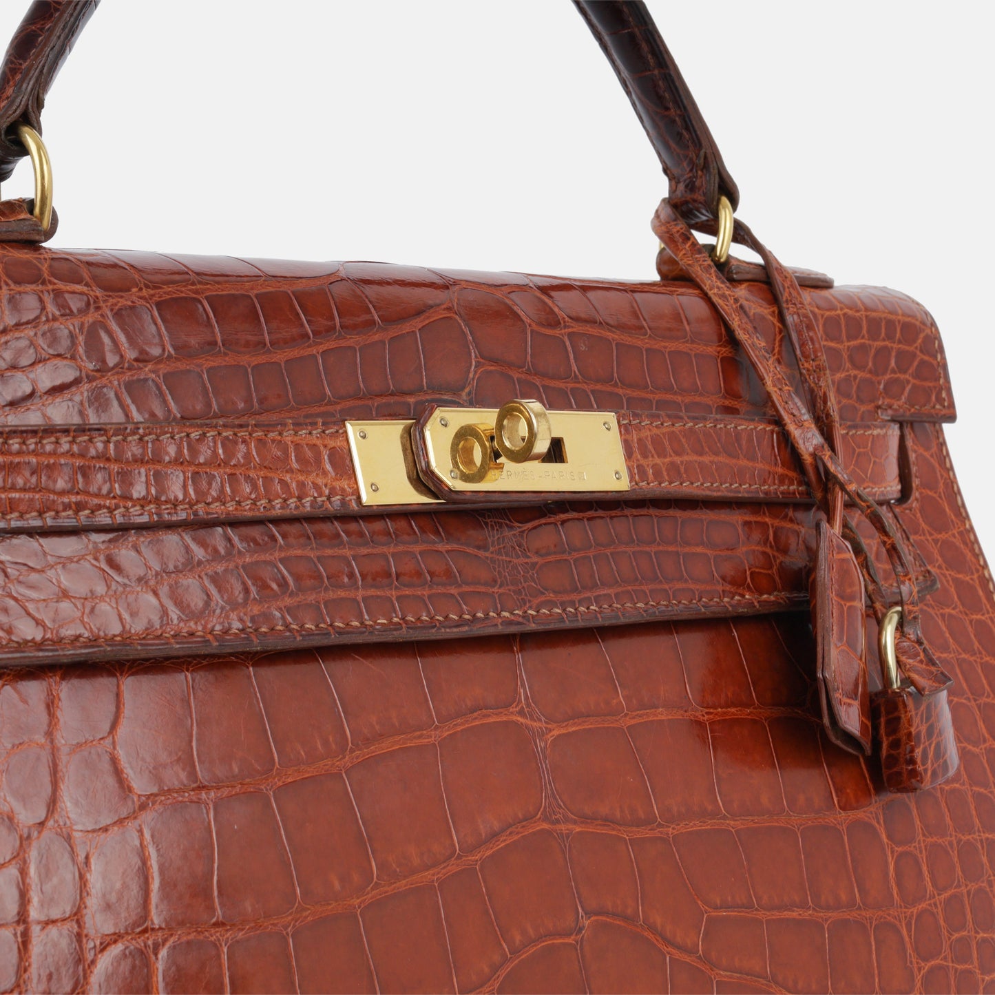 Vintage Kelly 32 - Miel Alligator