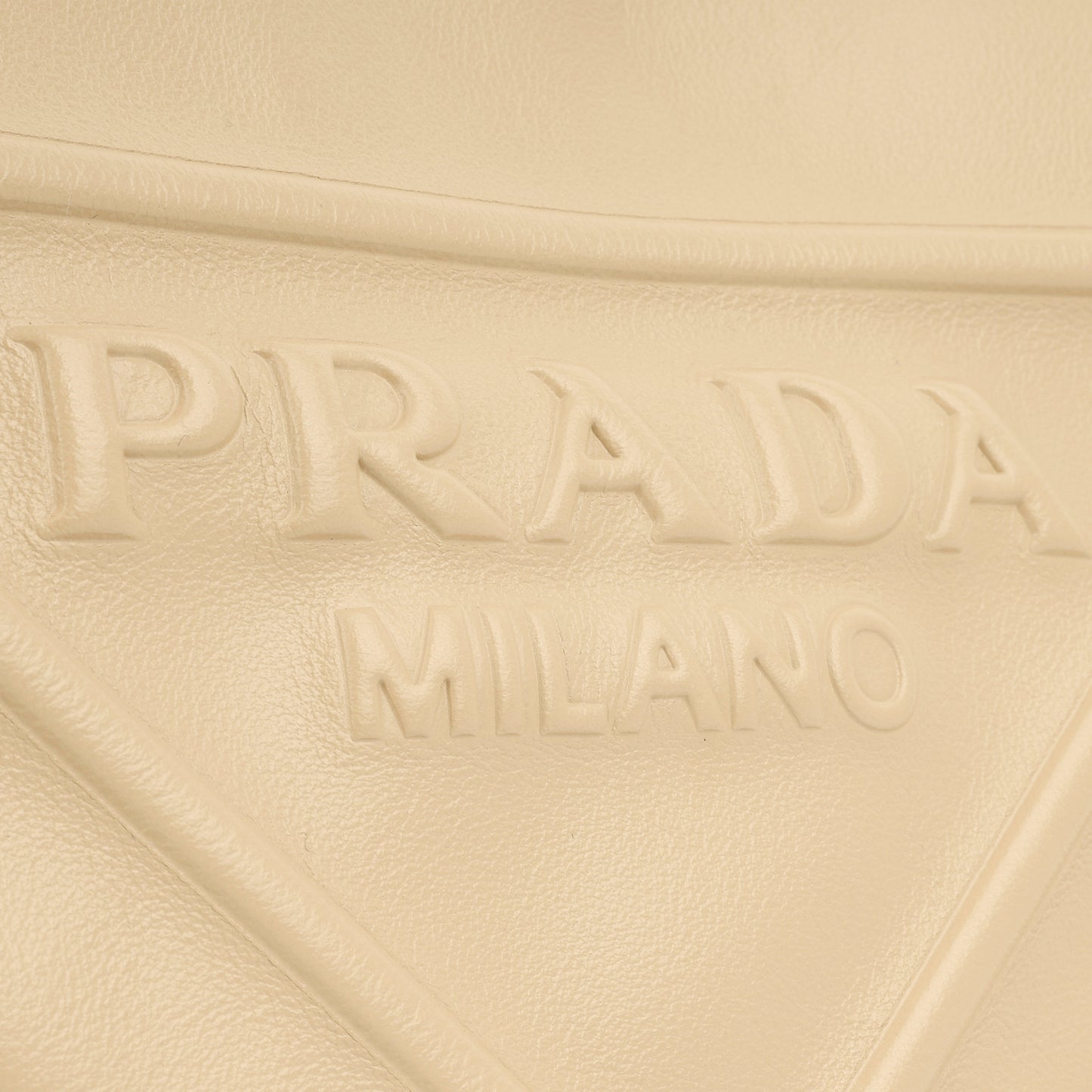 Triangle Crossbody - Beige