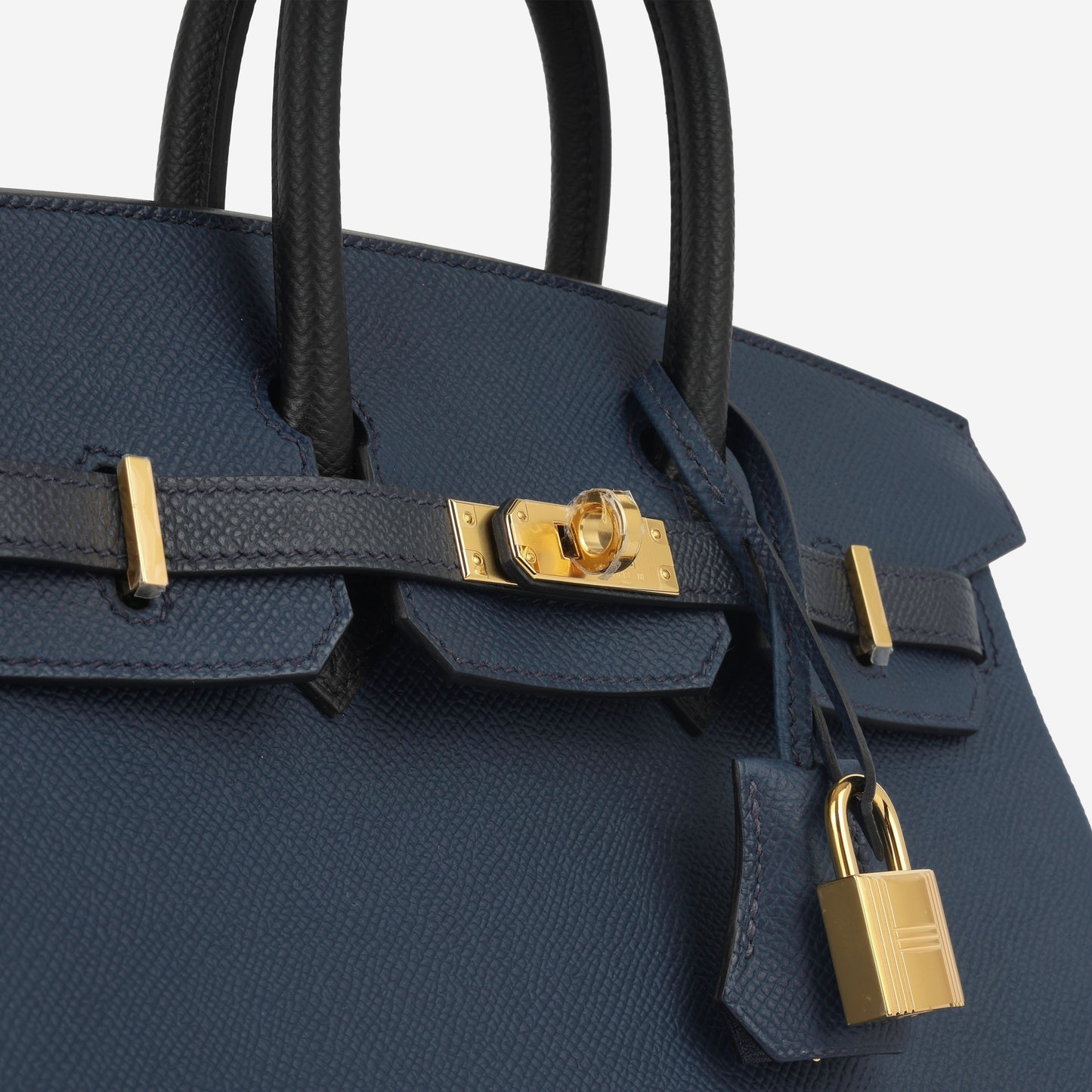 Birkin 25 - Bleu De Prusse/Bleu Indigo/Noir Epsom